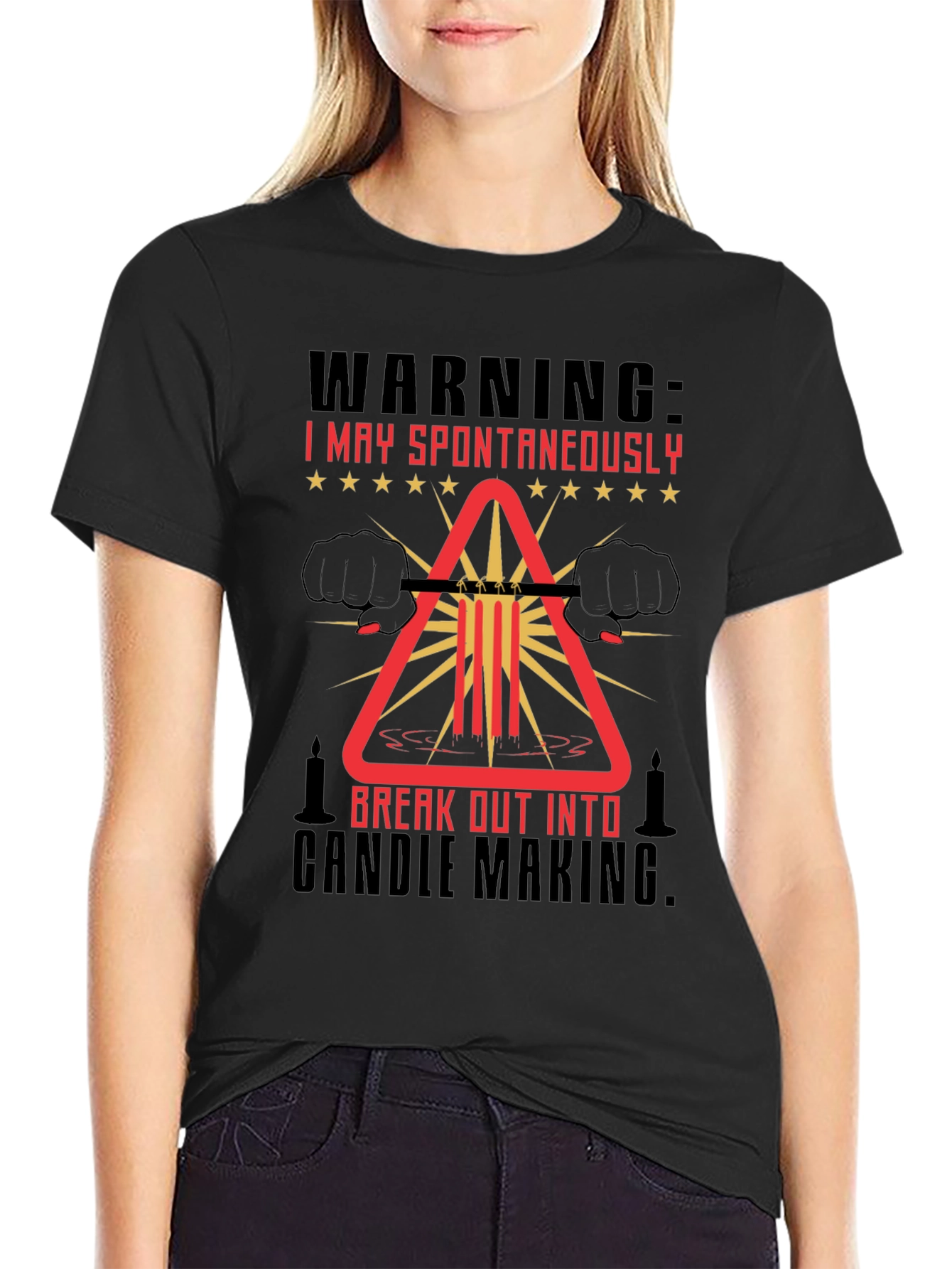 Warning: Spontaneous Candle Making T-Shirt