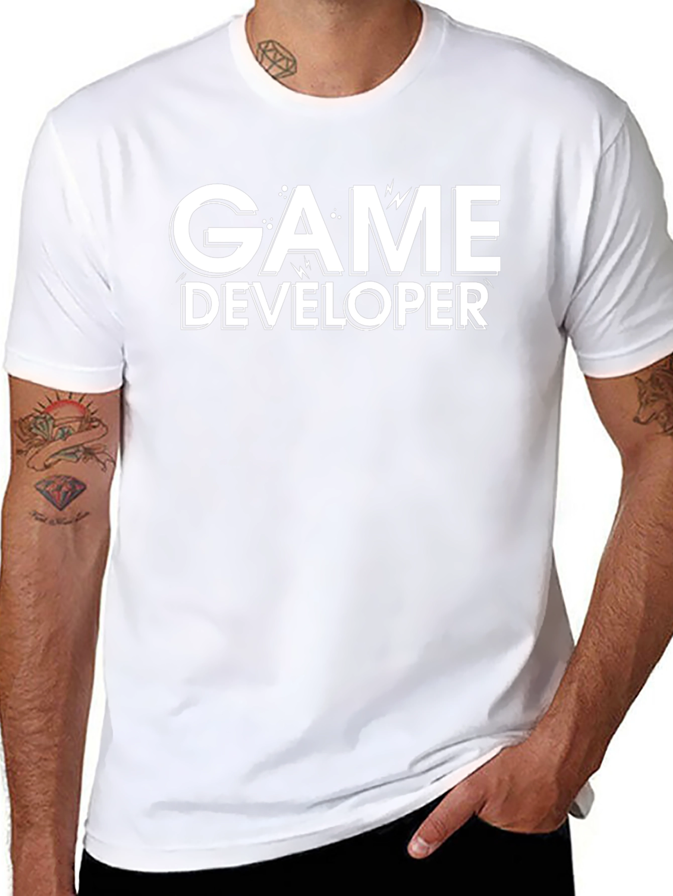 Game Developer T-Shirt - Black Graphic Tee