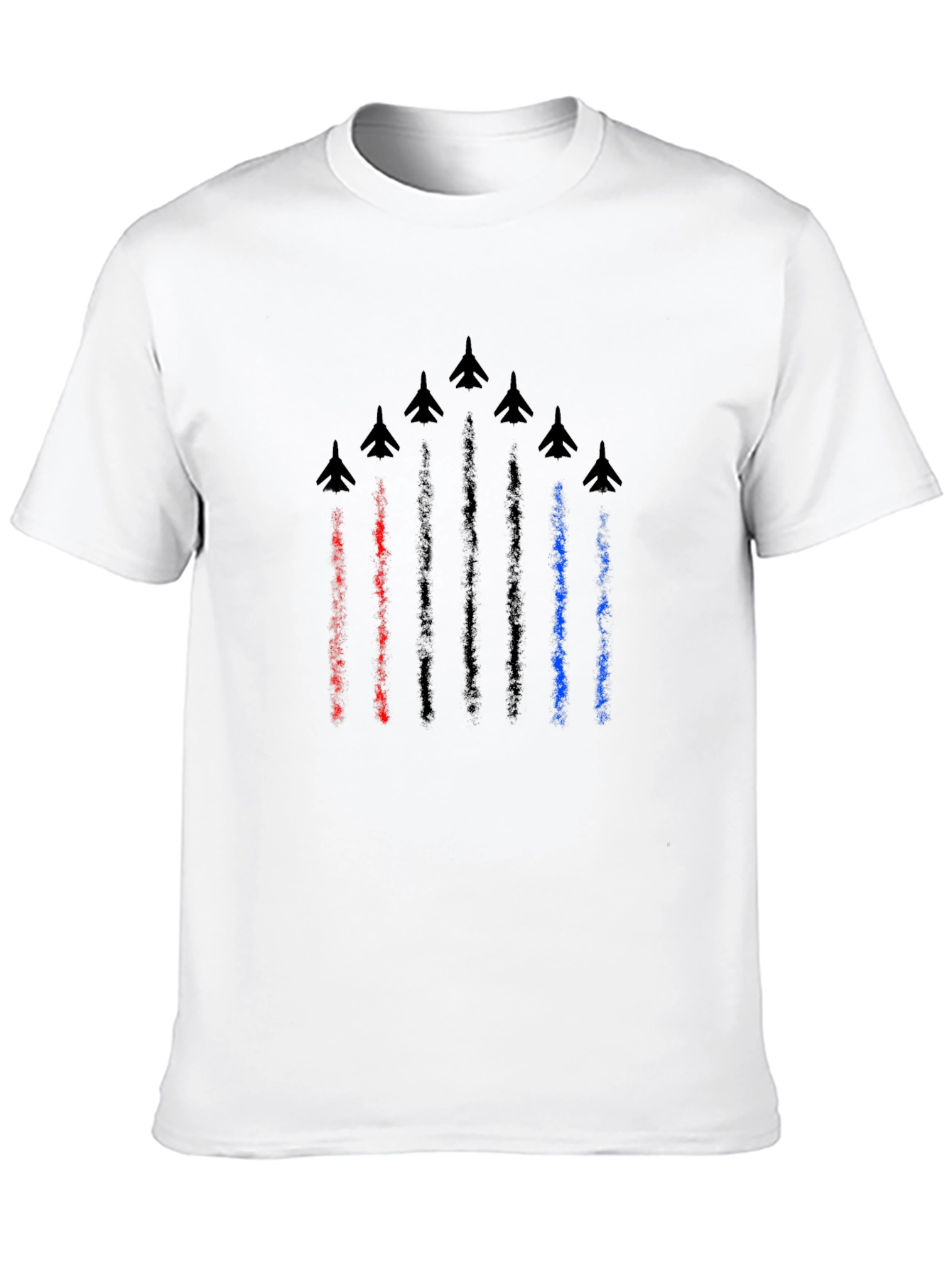 Jet Formation Graphic T-Shirt - Black