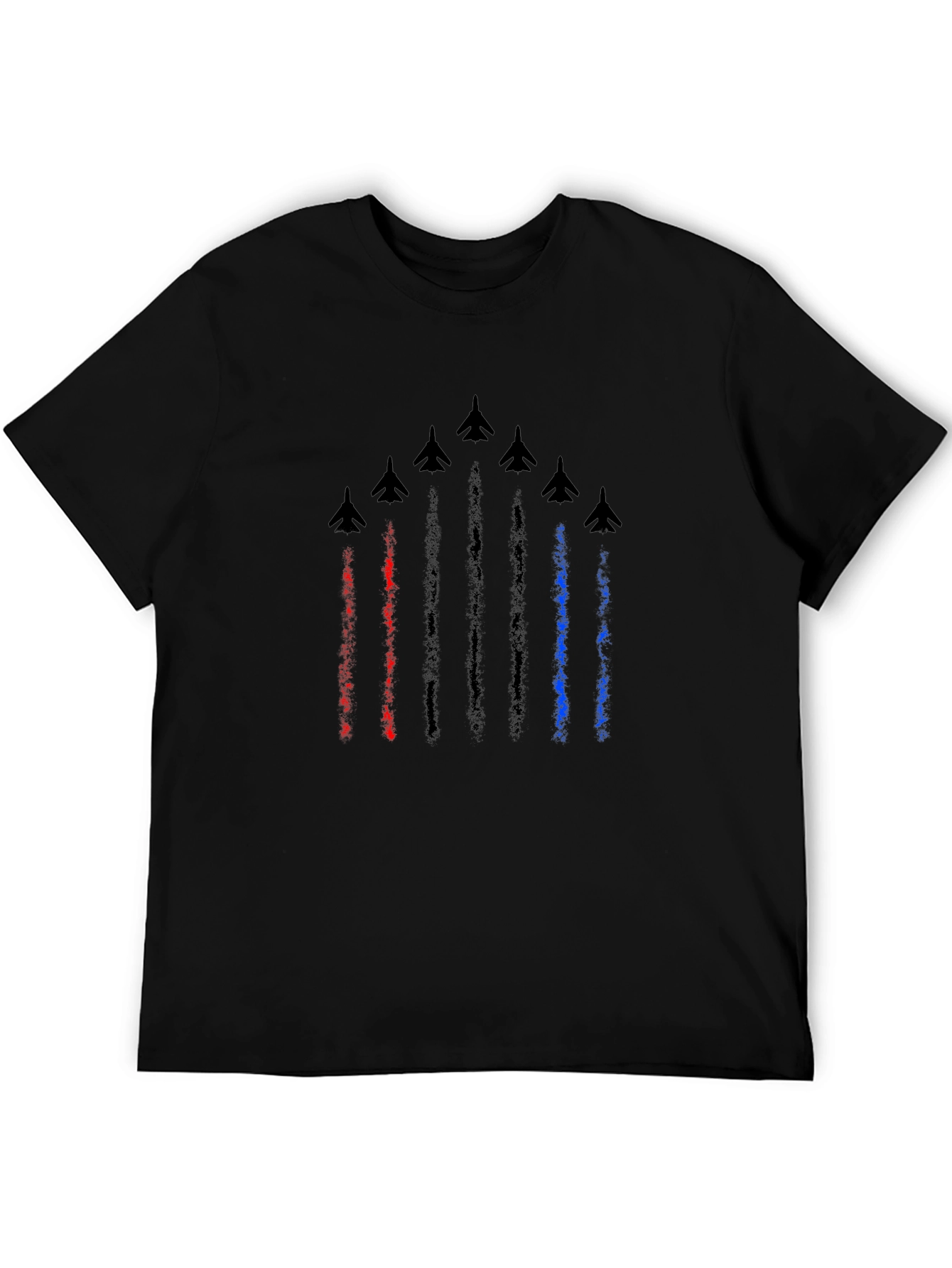 Jet Formation Graphic T-Shirt - Black