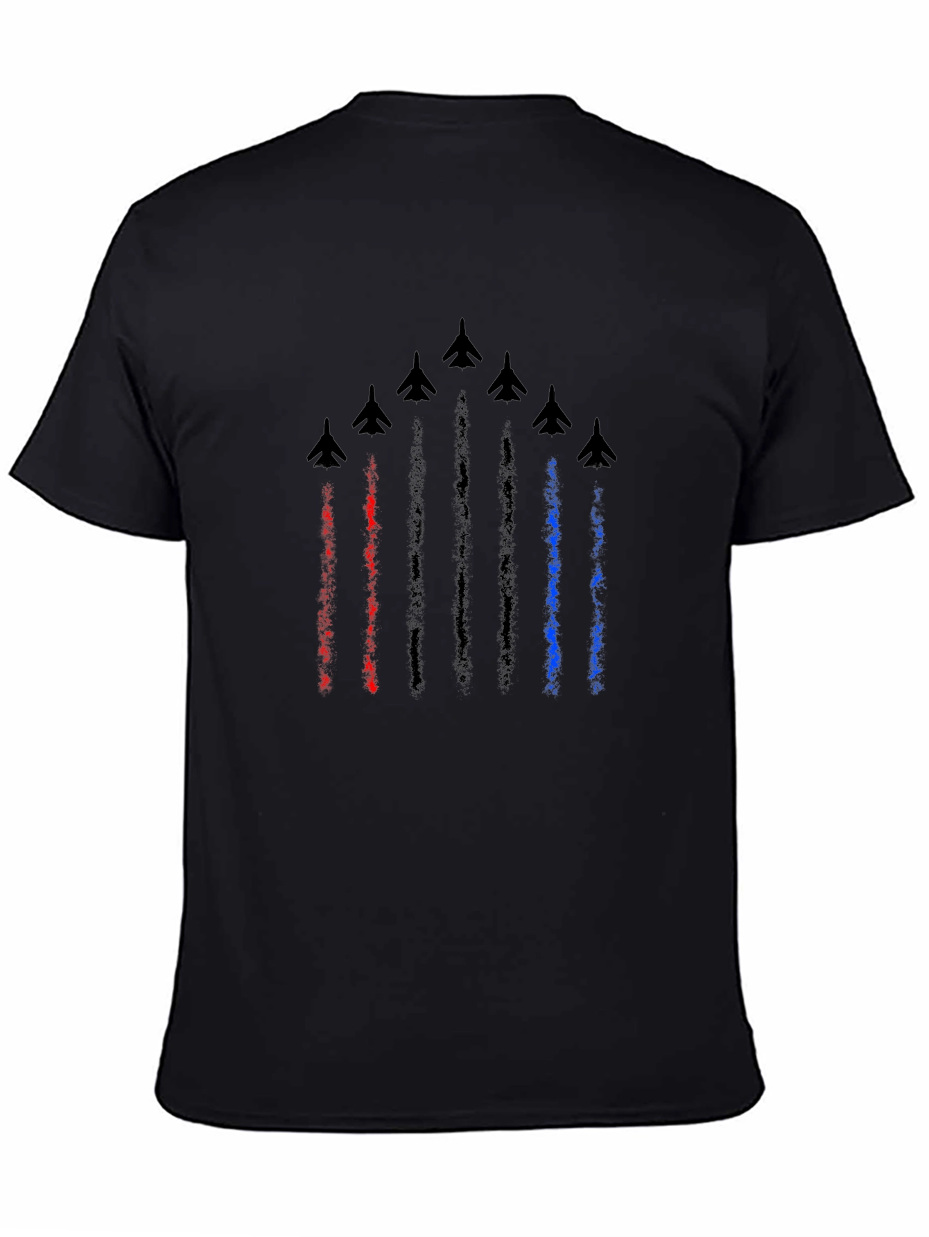Jet Formation Graphic T-Shirt - Black