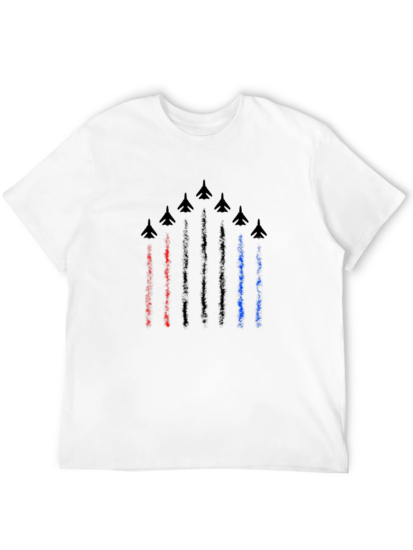 Jet Formation Graphic T-Shirt - Black