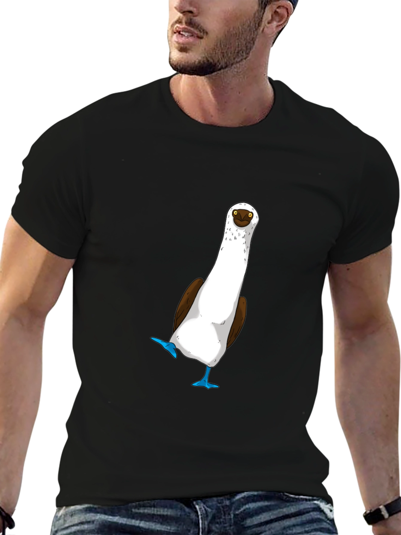 Blue-Footed Booby T-Shirt - Quirky Bird Tee