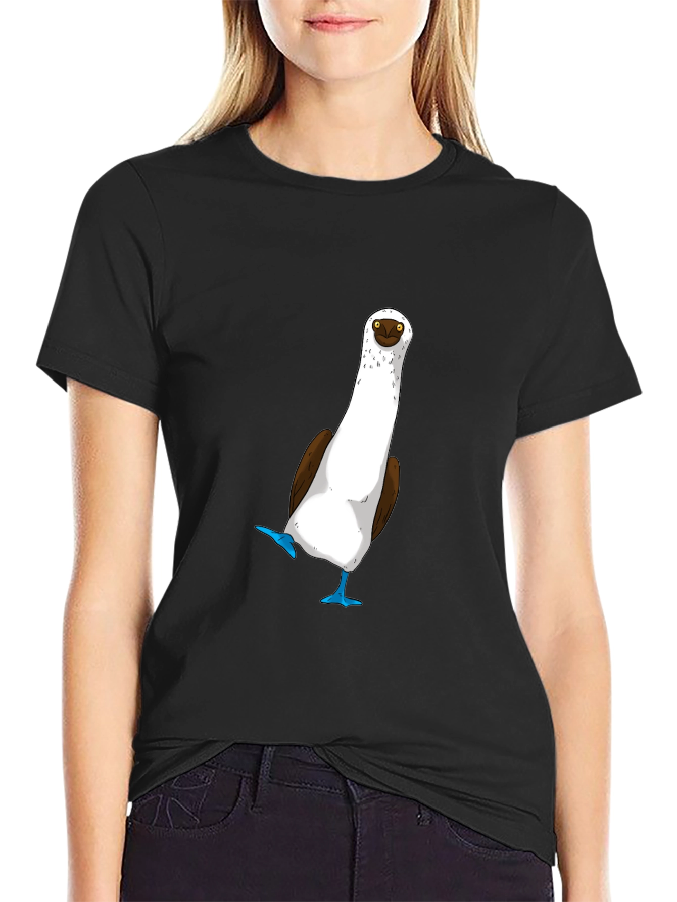 Blue-Footed Booby T-Shirt - Quirky Bird Tee