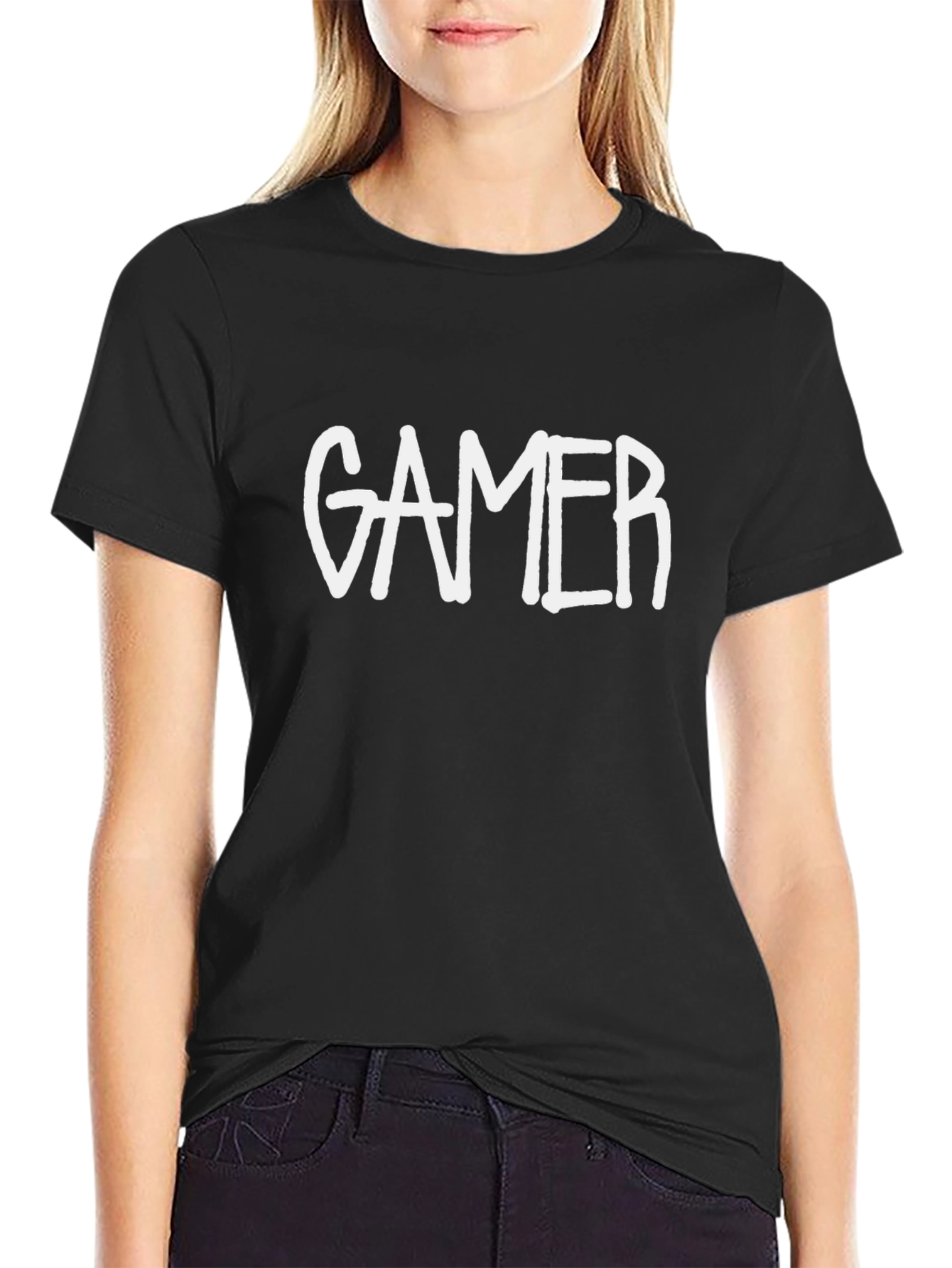 Gamer Black Tee - Play in Style!