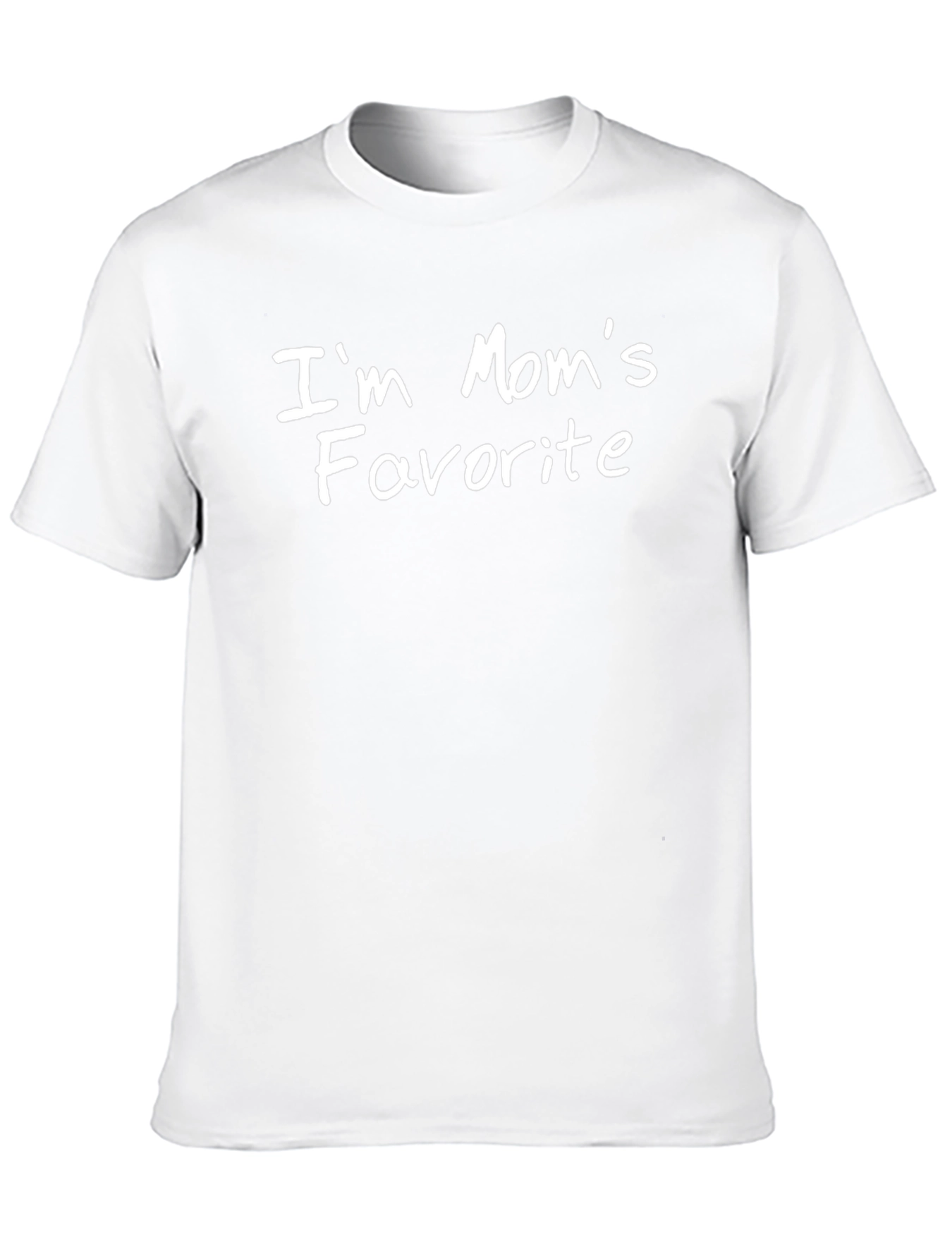 Im Moms Favorite T-Shirt - Black Graphic Tee