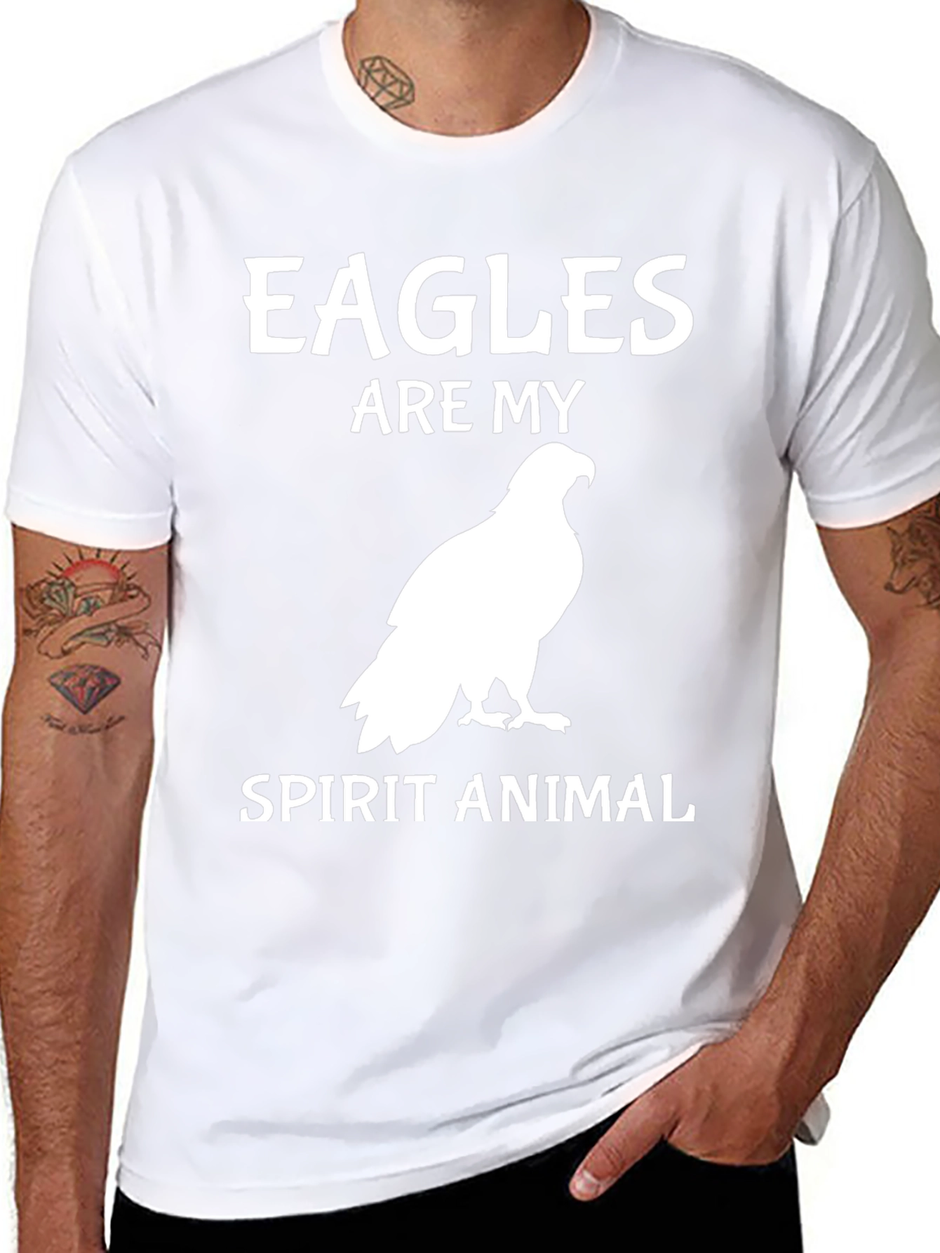Eagles Are My Spirit Animal Graphic T-Shirt