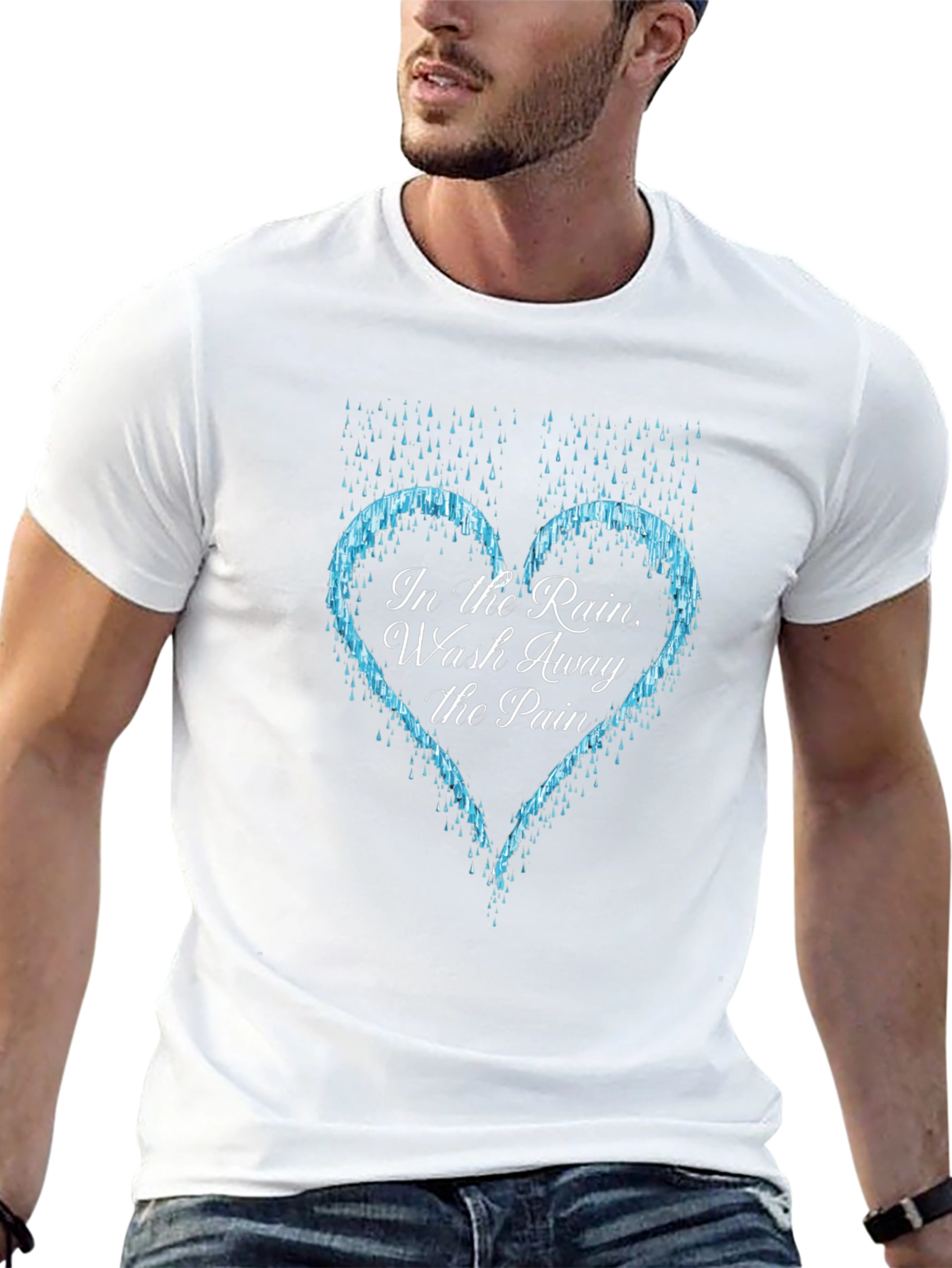 In The Rain Wash Away The Pain T-Shirt