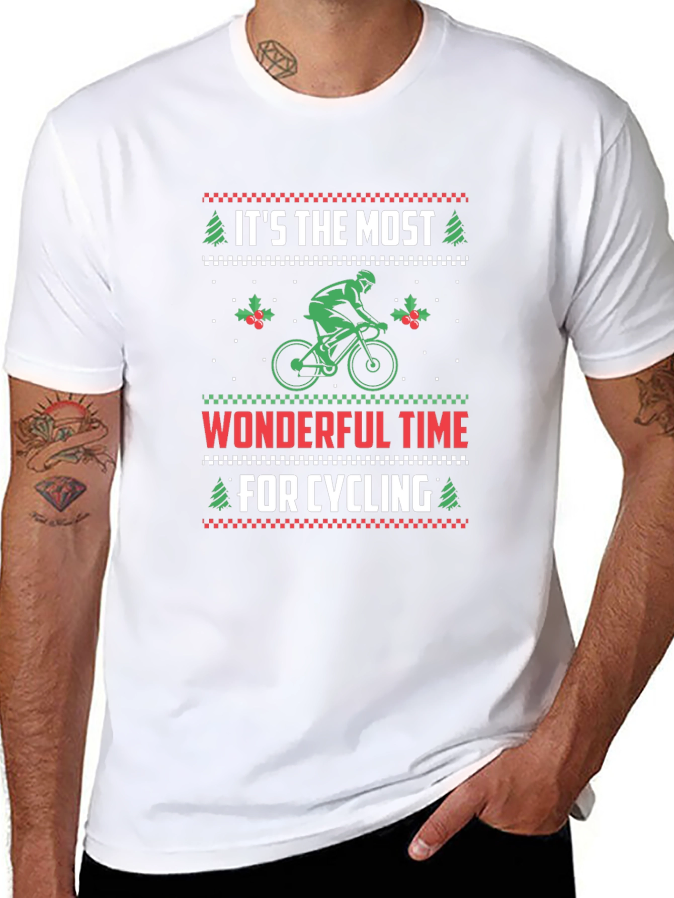 Christmas Cycling T-Shirt - Most Wonderful Time