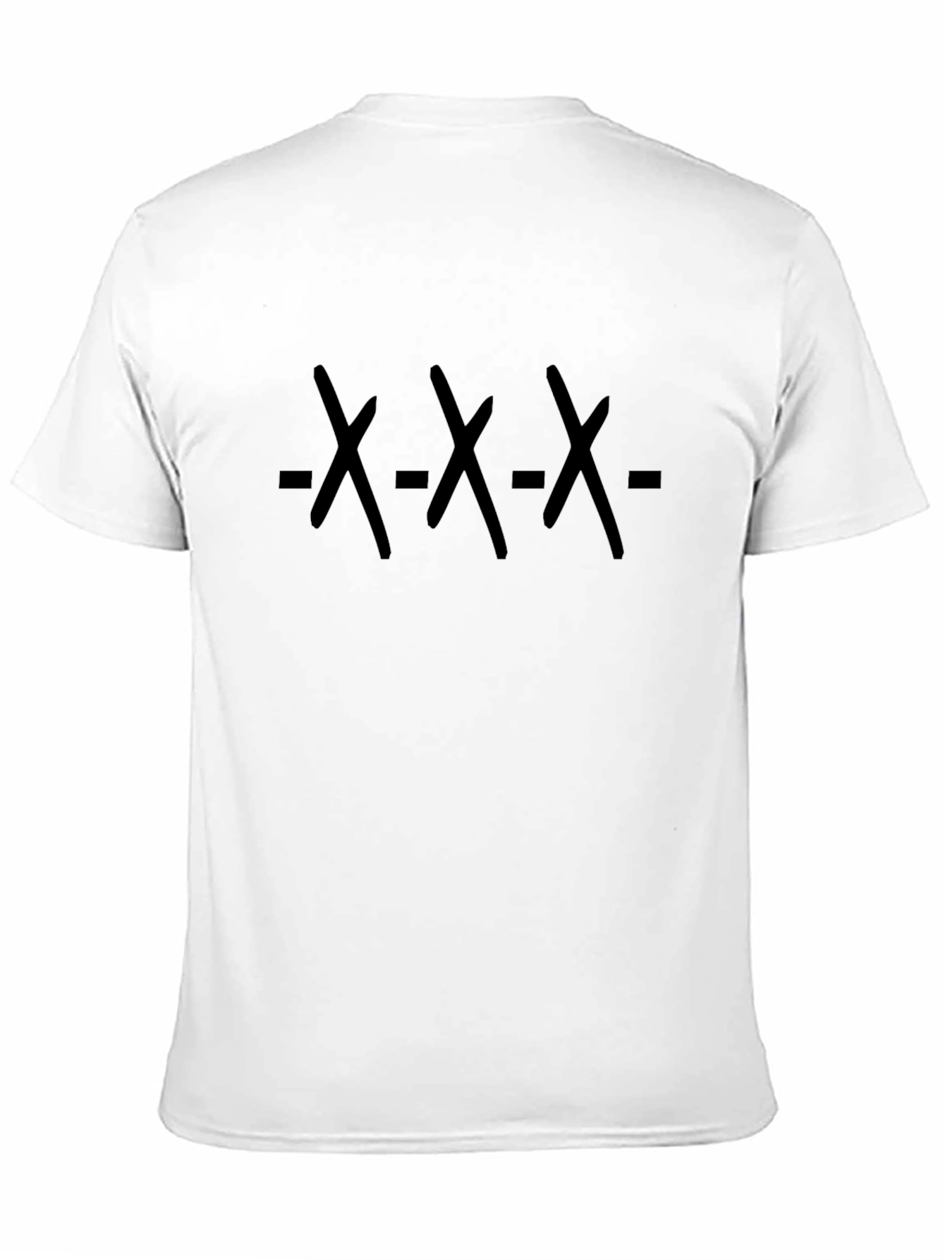Edgy Graphic Tee - XXX Design - Black