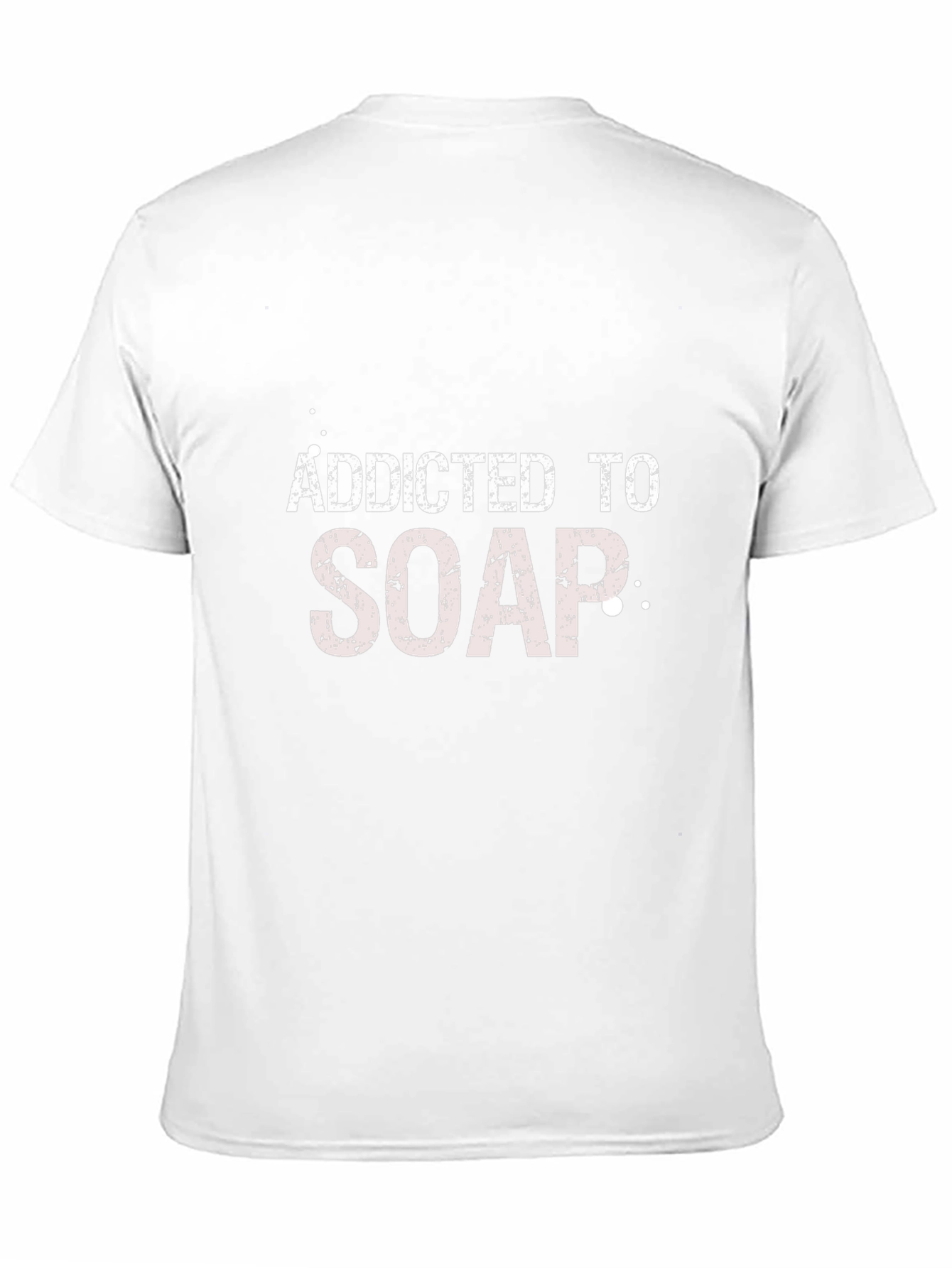 Addicted To Soap Graphic Black T-Shirt