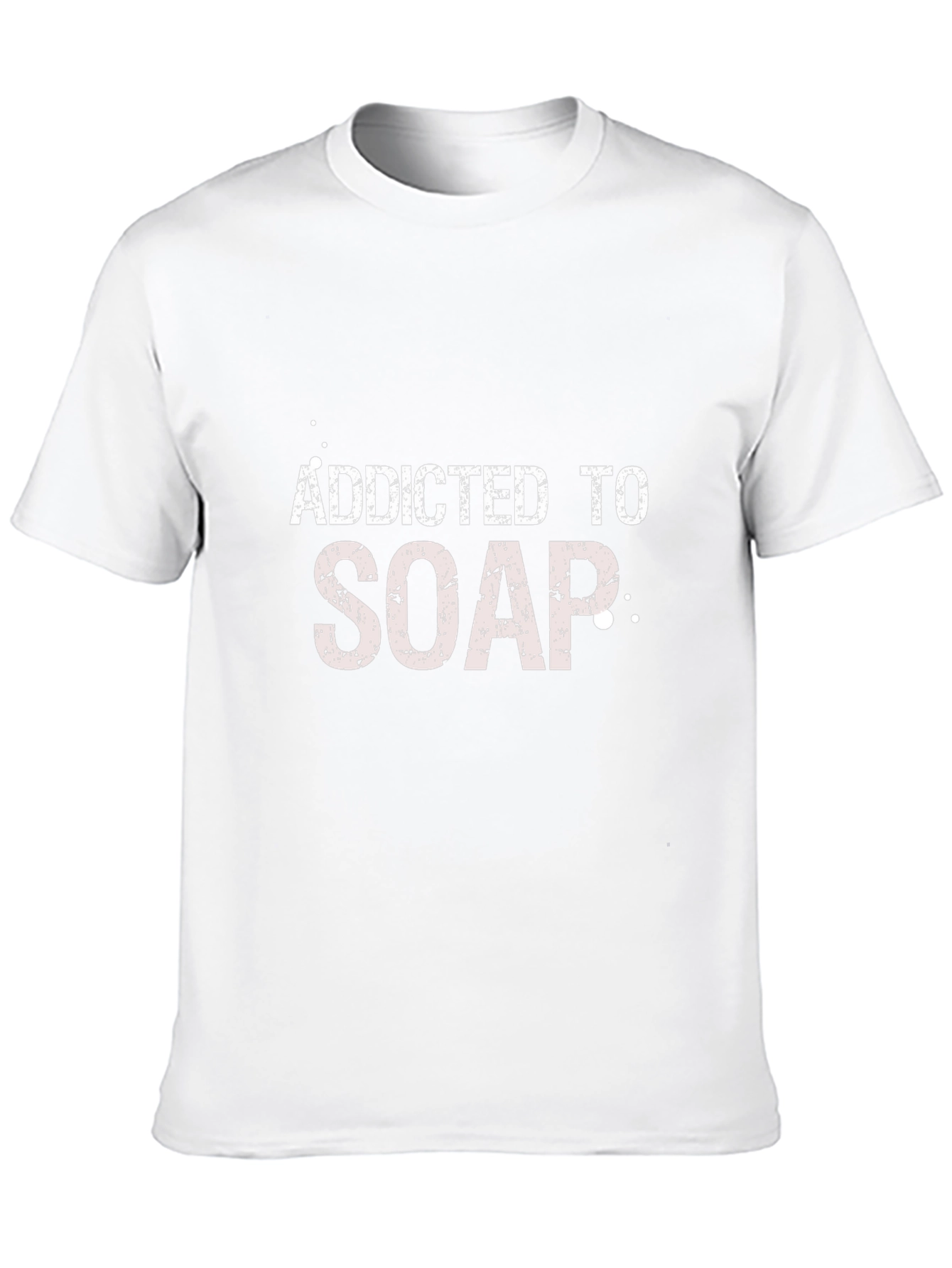 Addicted To Soap Graphic Black T-Shirt