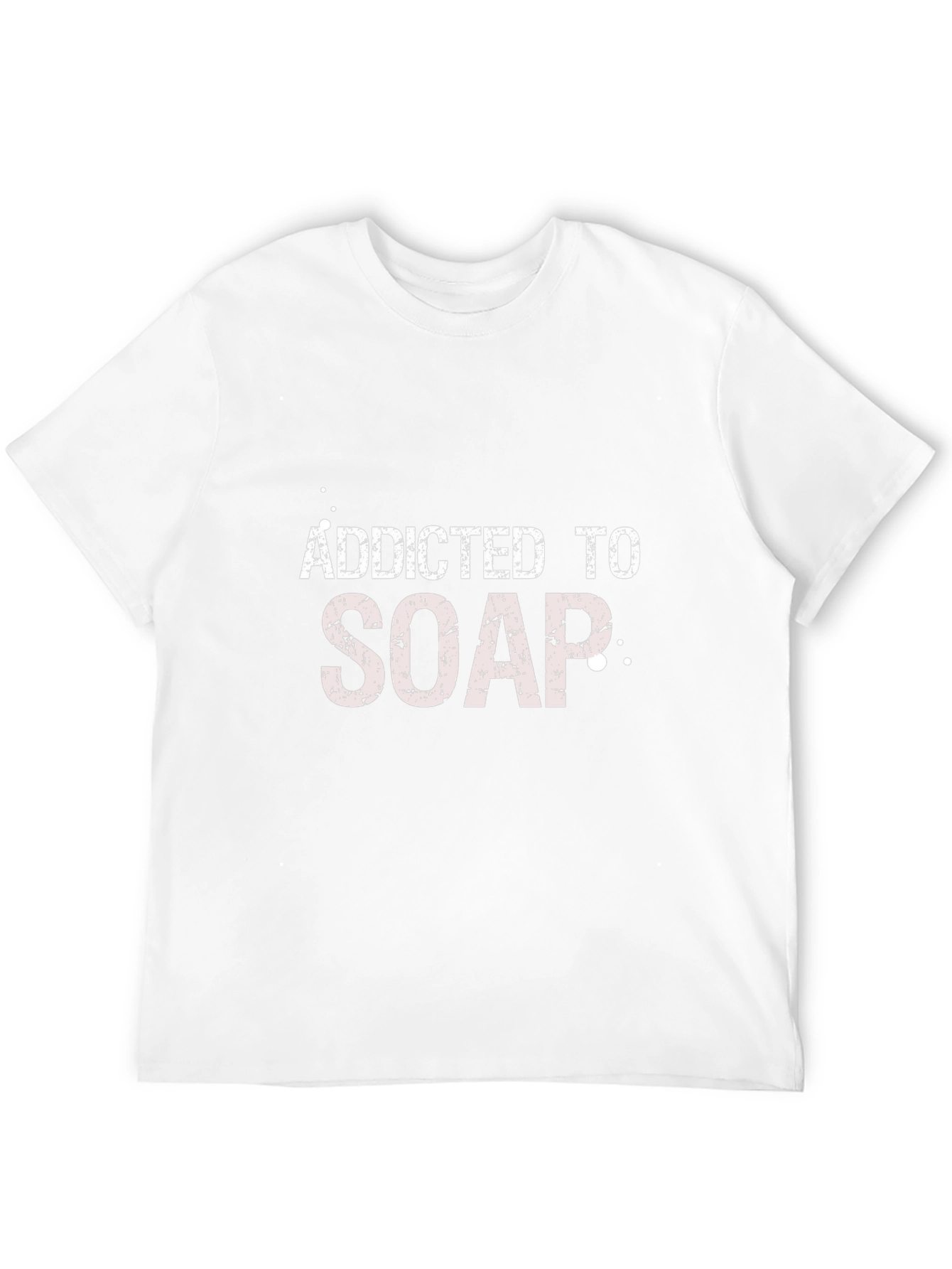 Addicted To Soap Graphic Black T-Shirt