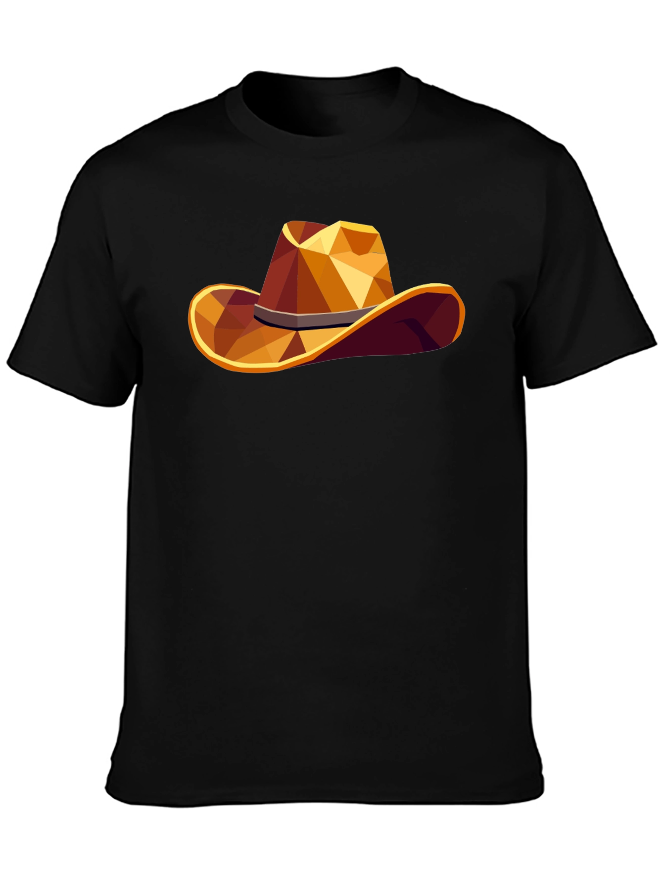 Geometric Cowboy Hat T-Shirt