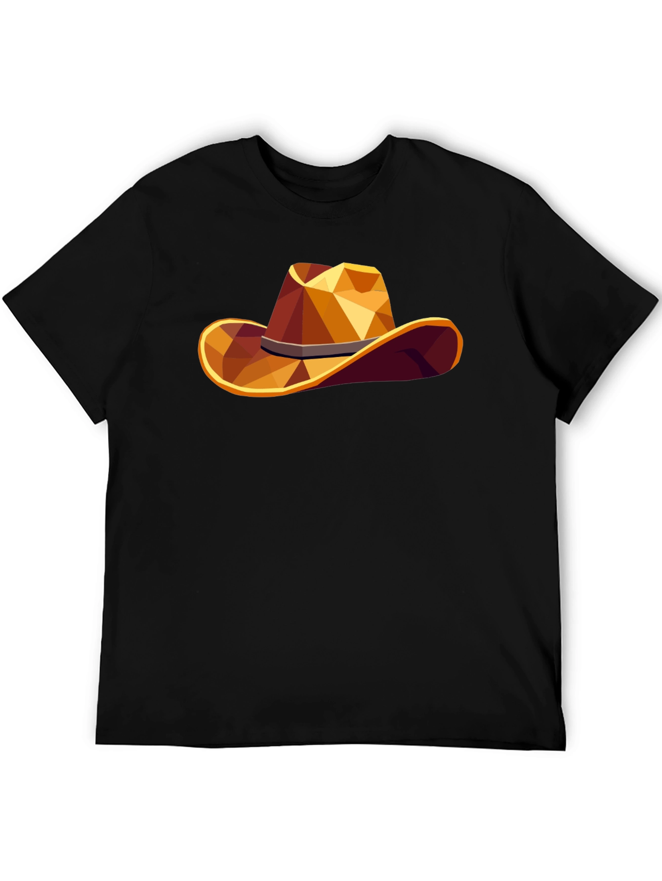 Geometric Cowboy Hat T-Shirt