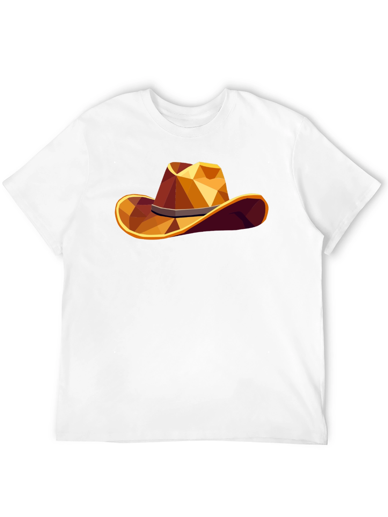 Geometric Cowboy Hat T-Shirt