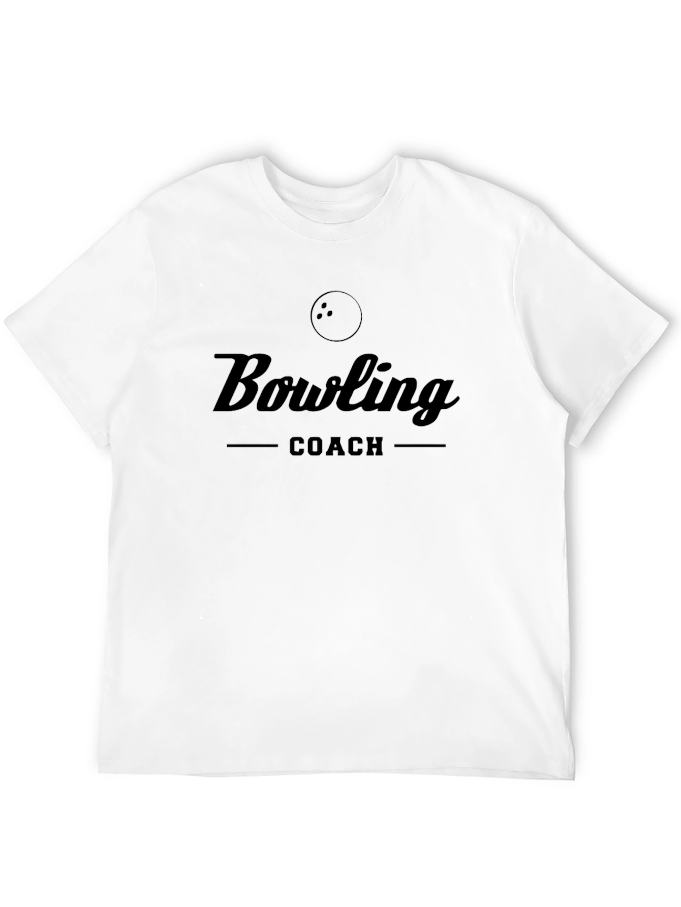 Bowling Coach Graphic Tee - Black