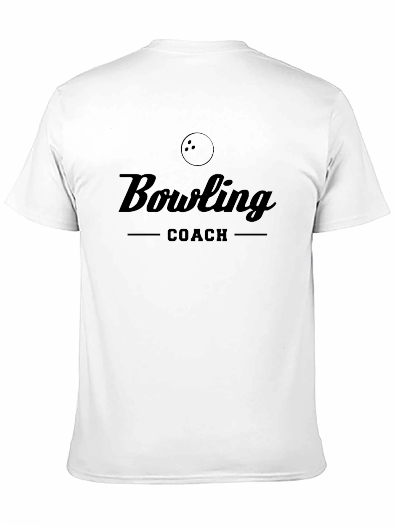 Bowling Coach Graphic Tee - Black