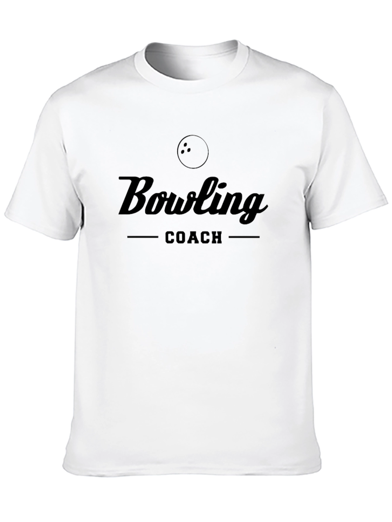 Bowling Coach Graphic Tee - Black