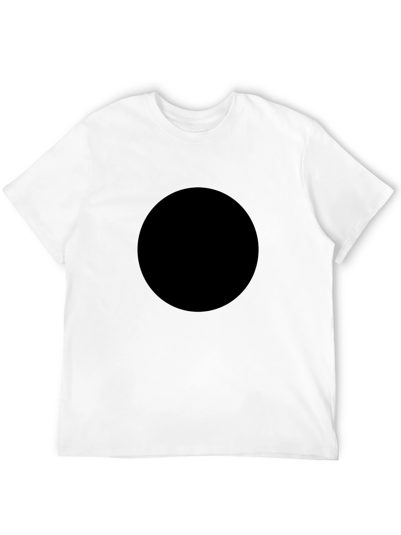 Mens Black Crew Neck T-Shirt - Classic Style