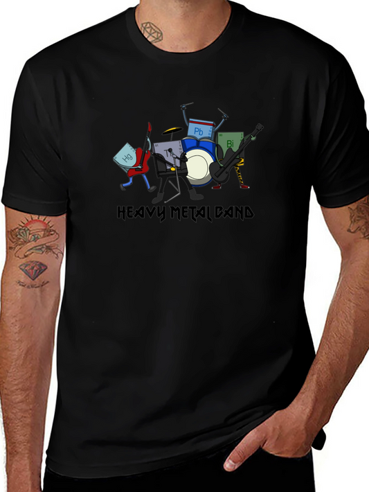 Heavy Metal Band Science T-Shirt