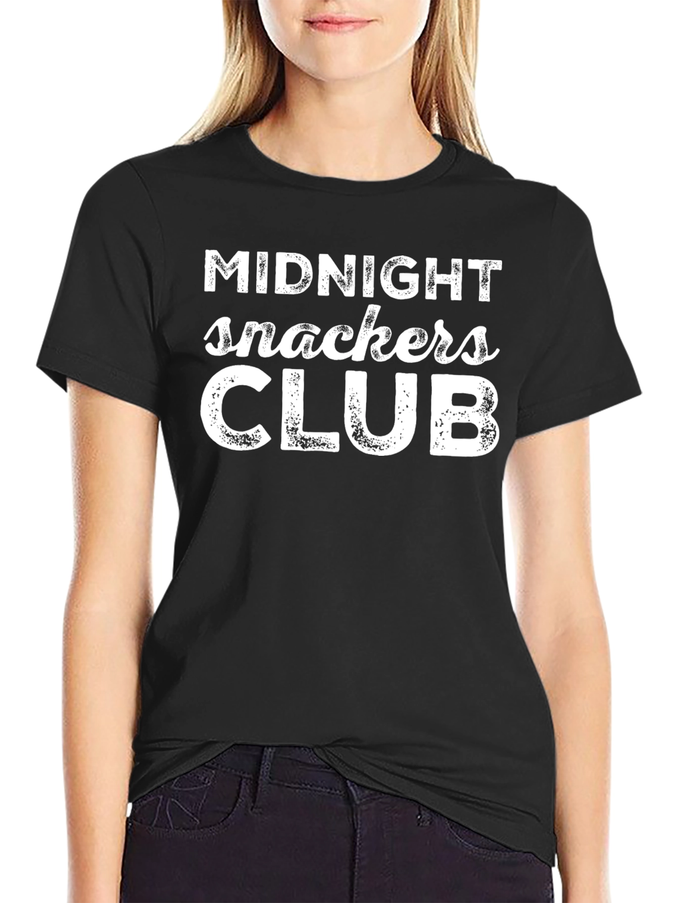 Midnight Snackers Club Graphic Tee - Black