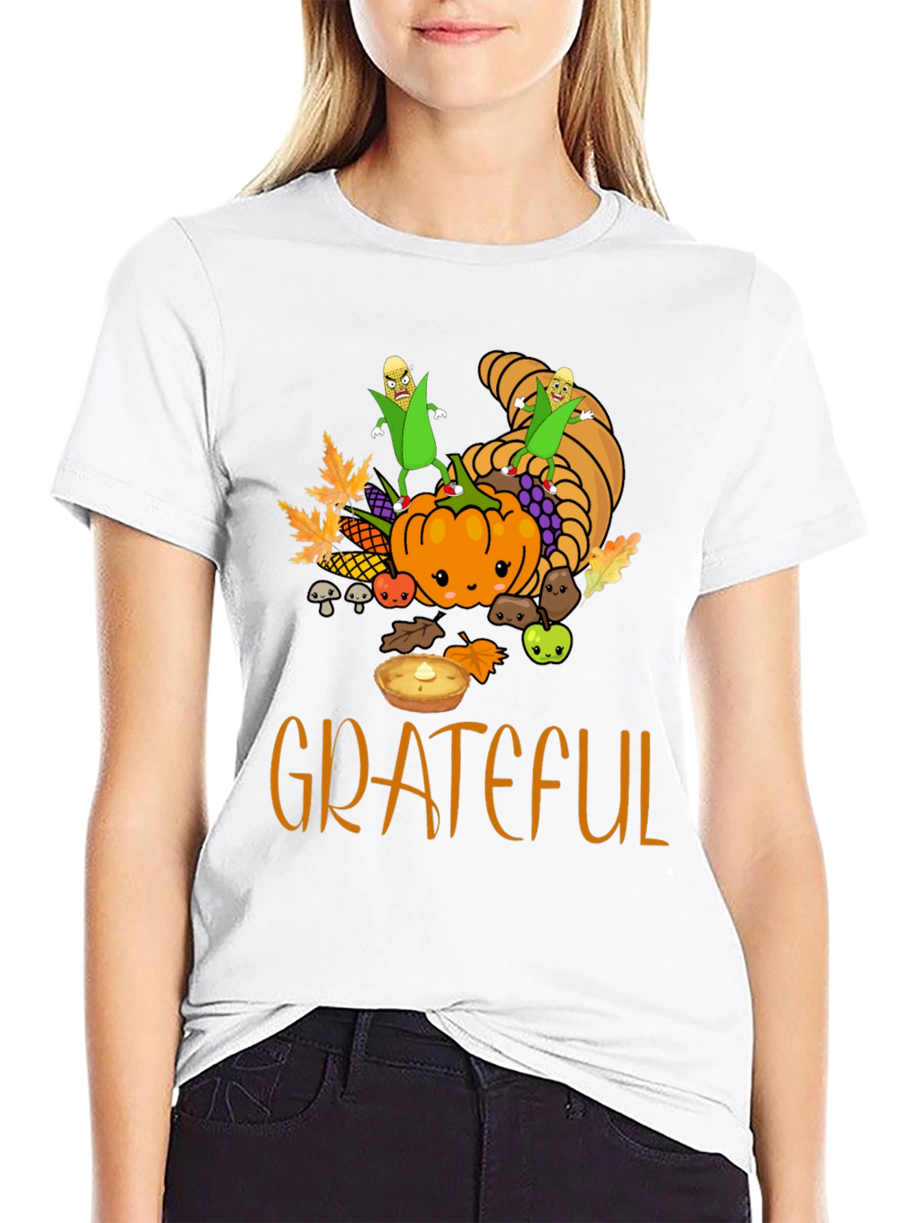 Grateful Thanksgiving T-Shirt - Fall Harvest Tee