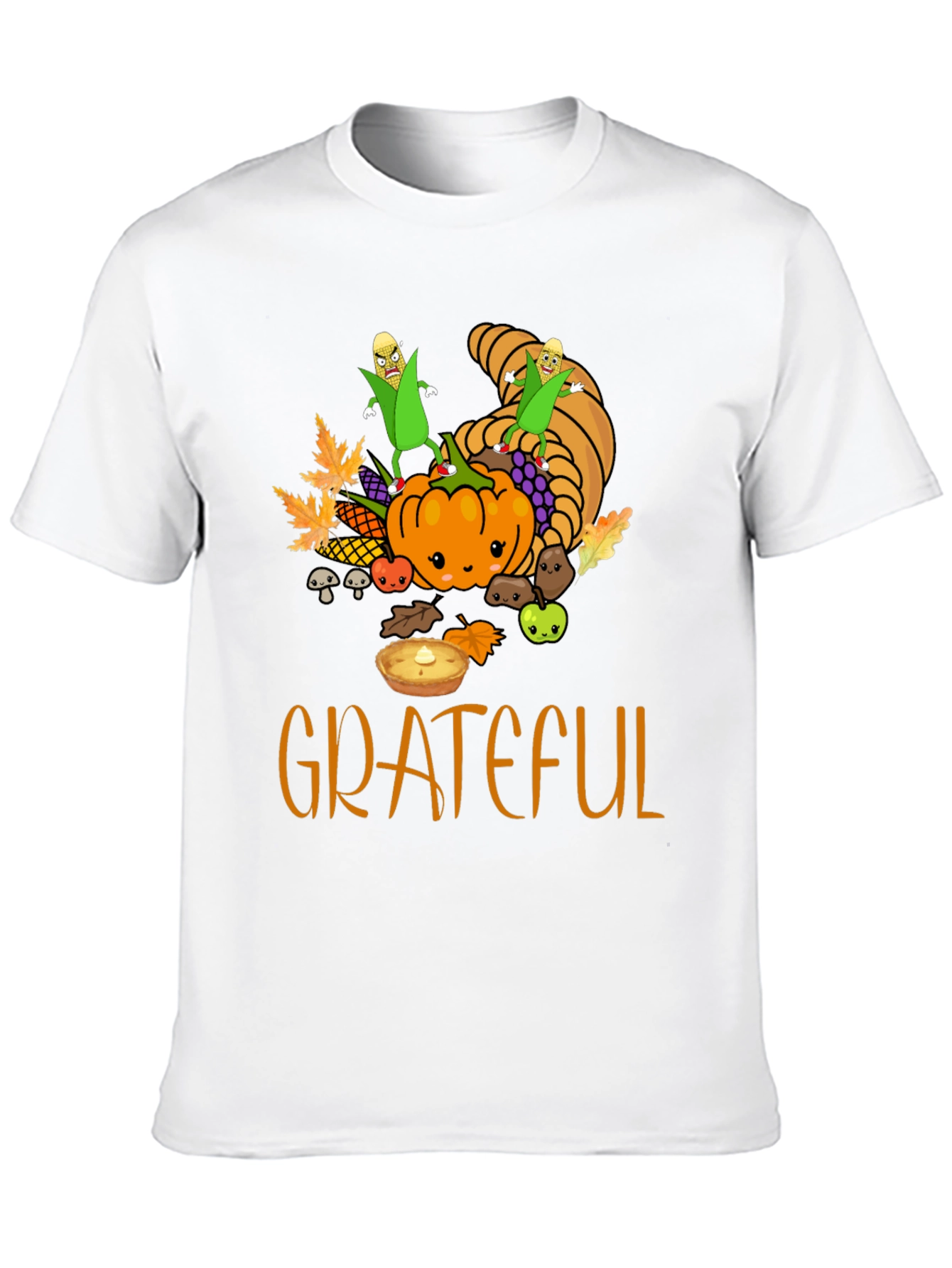 Grateful Thanksgiving T-Shirt - Fall Harvest Tee