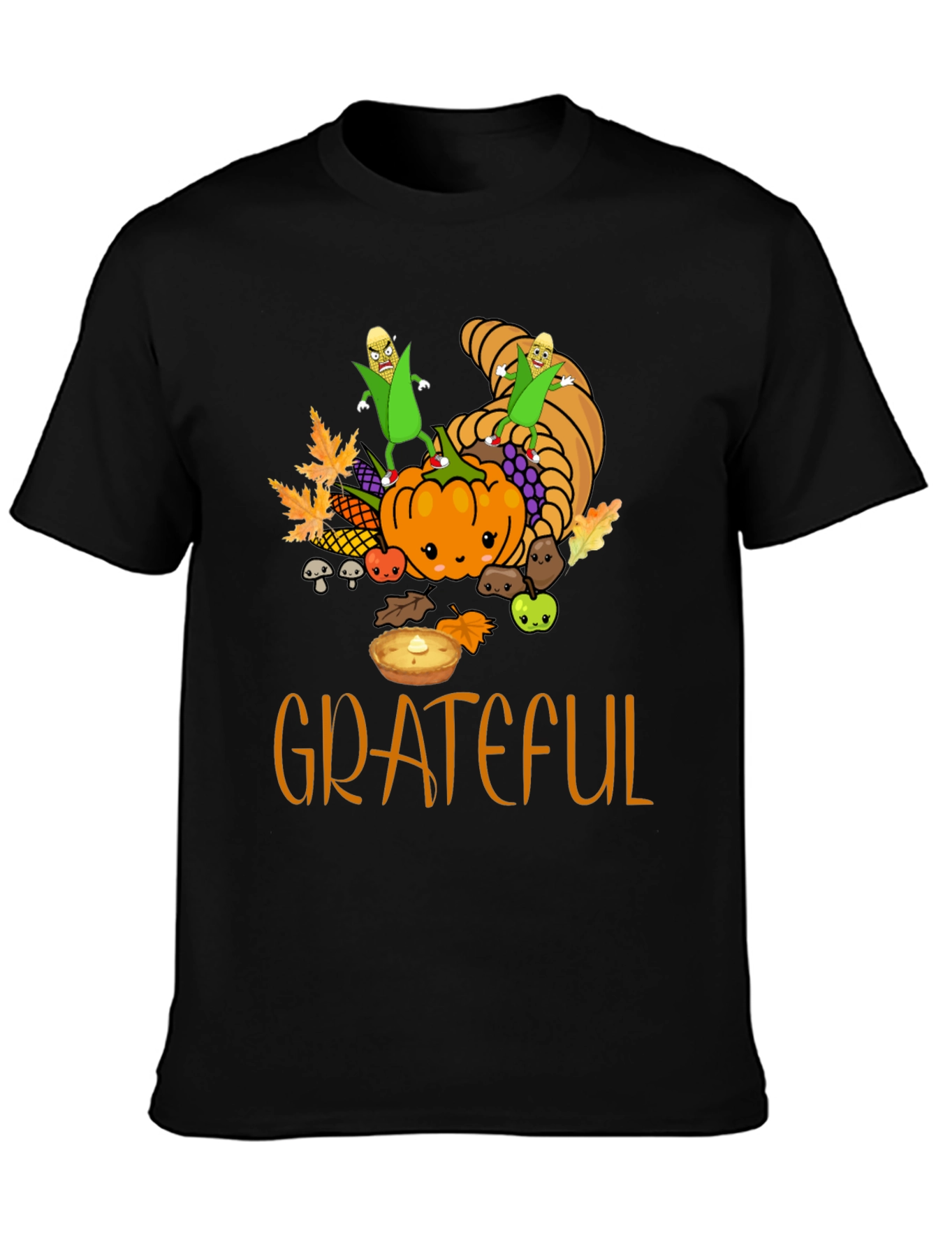 Grateful Thanksgiving T-Shirt - Fall Harvest Tee