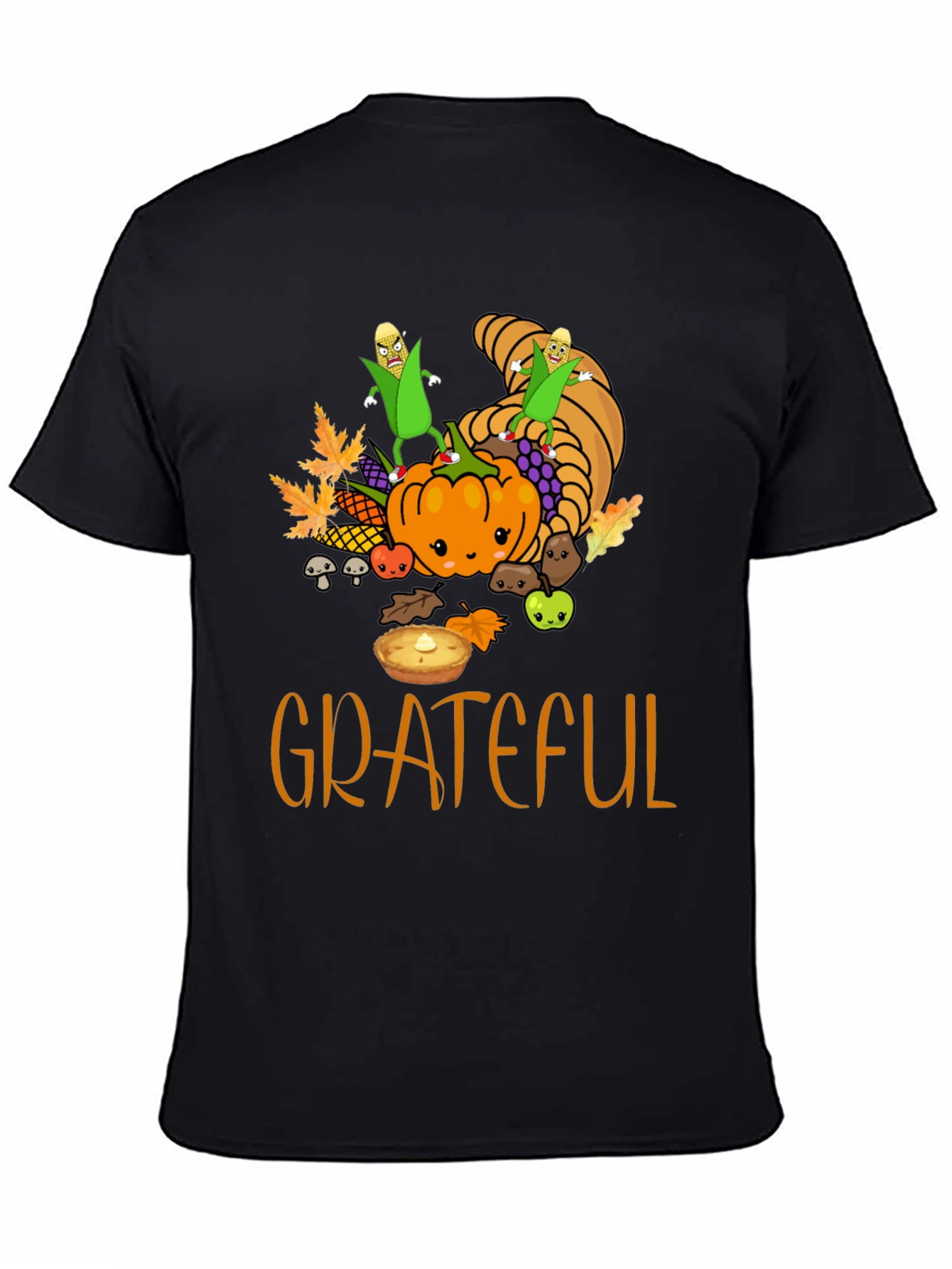 Grateful Thanksgiving T-Shirt - Fall Harvest Tee
