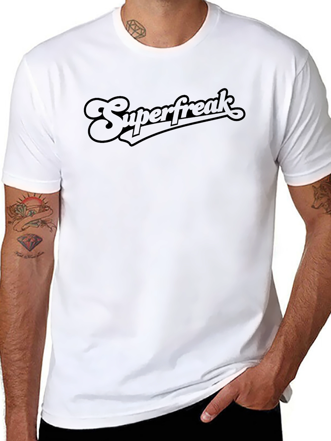 Superfreak Graphic Tee - Soft Black T-Shirt