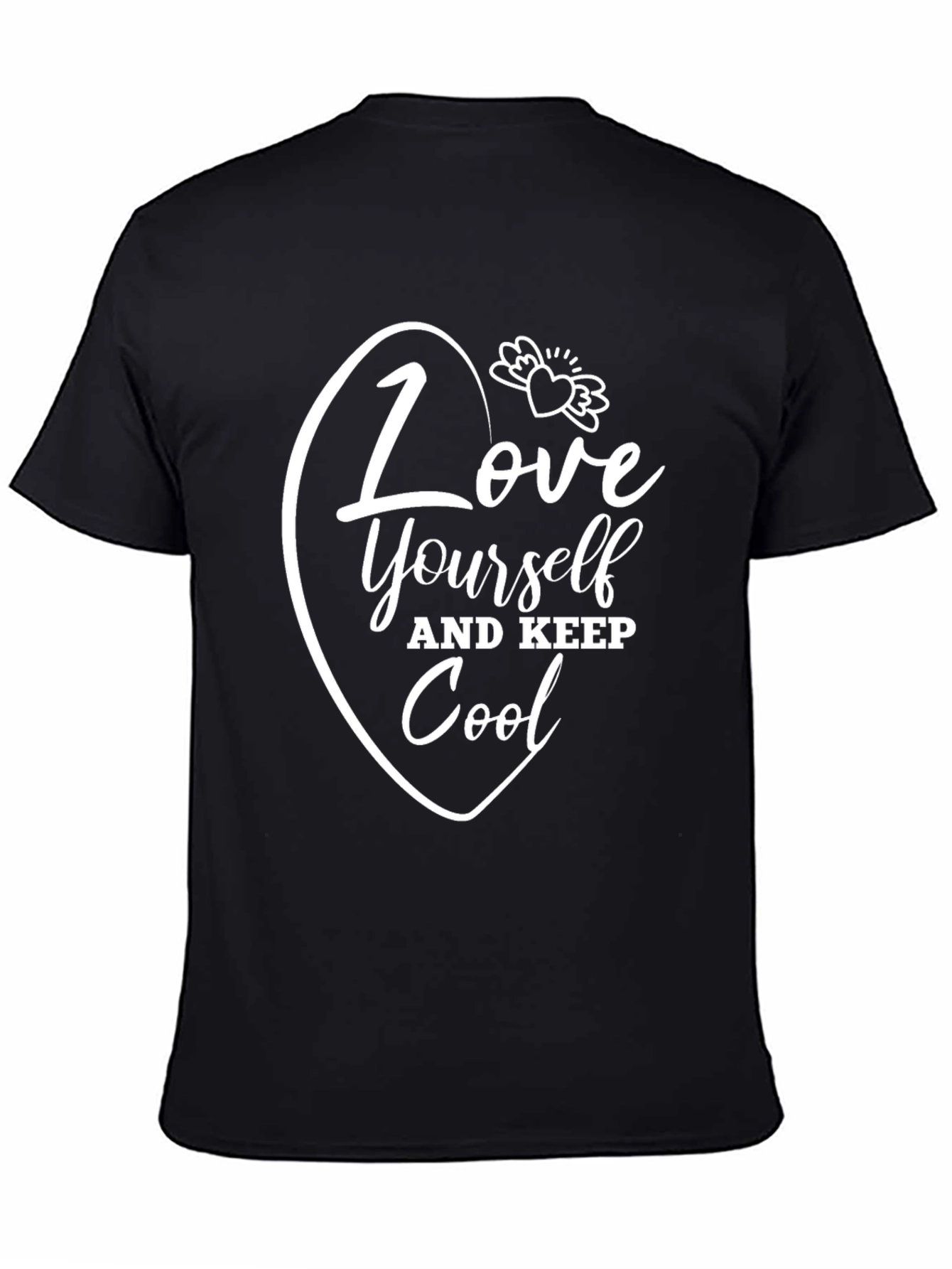Love Yourself Graphic Tee - Black