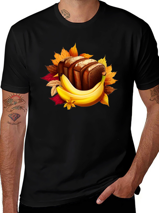 Banana Bread Graphic Tee - Foodie T-Shirt