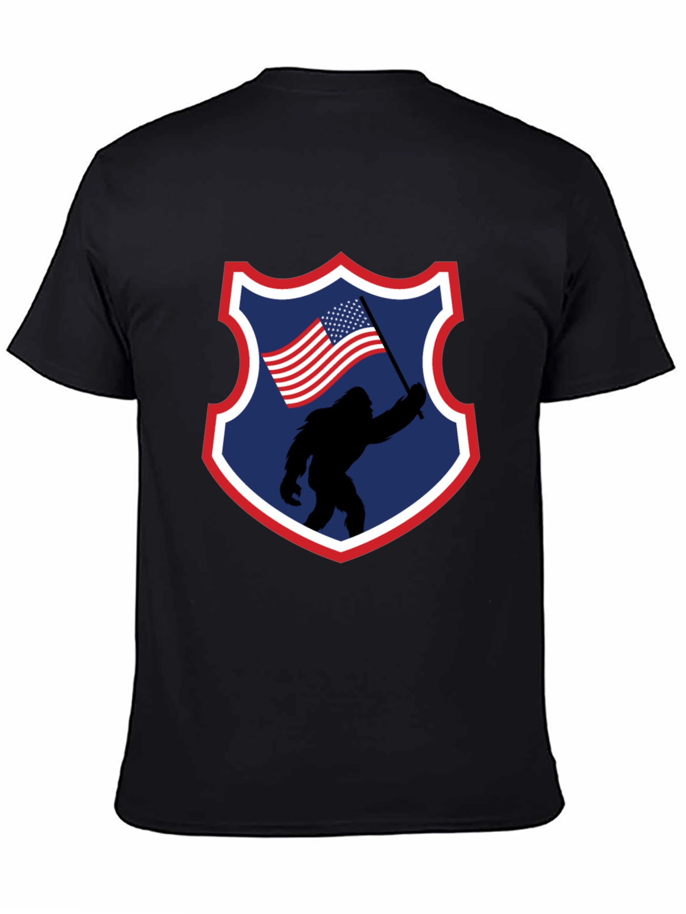 Bigfoot American Flag Graphic Tee