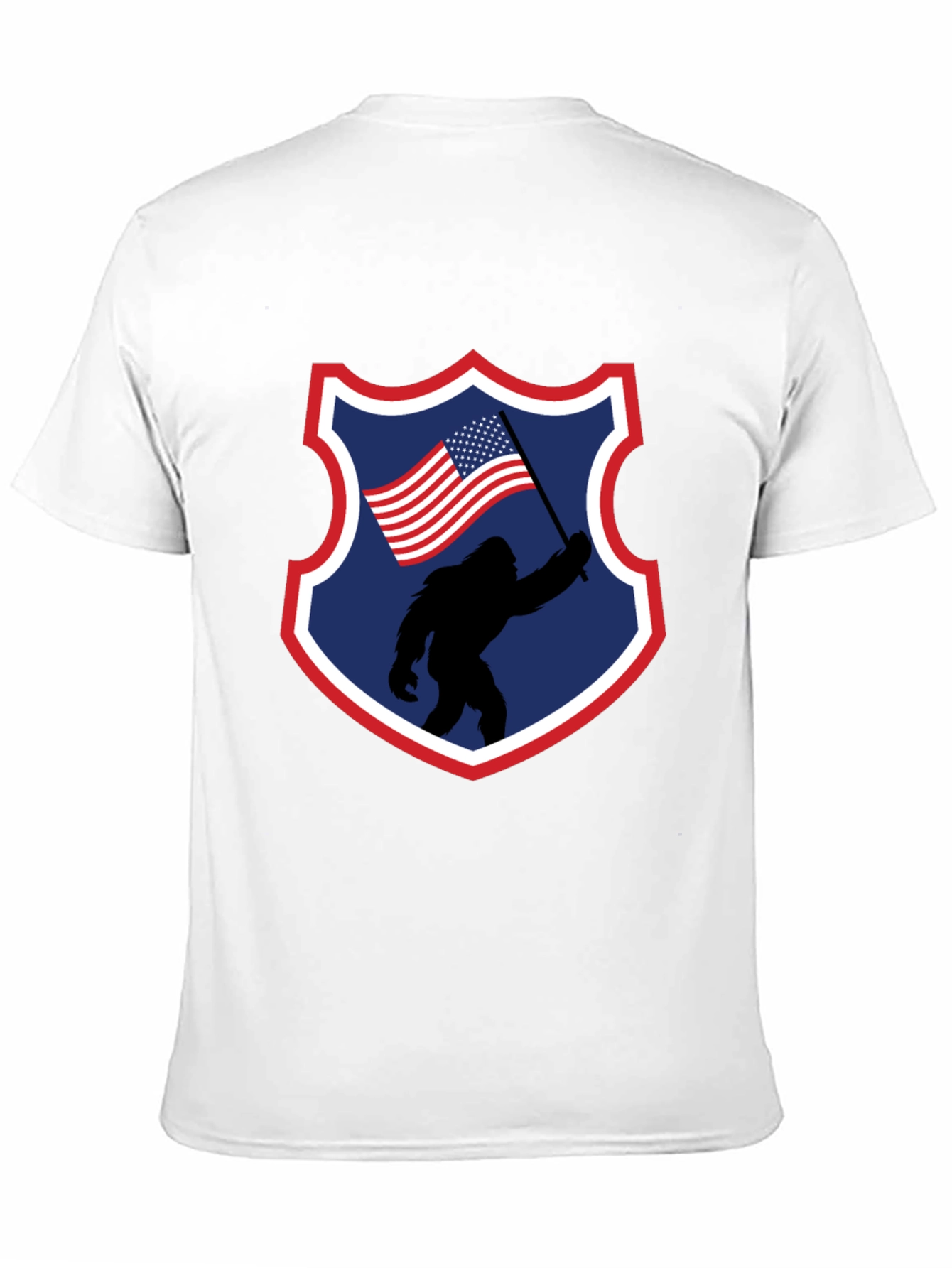 Bigfoot American Flag Graphic Tee
