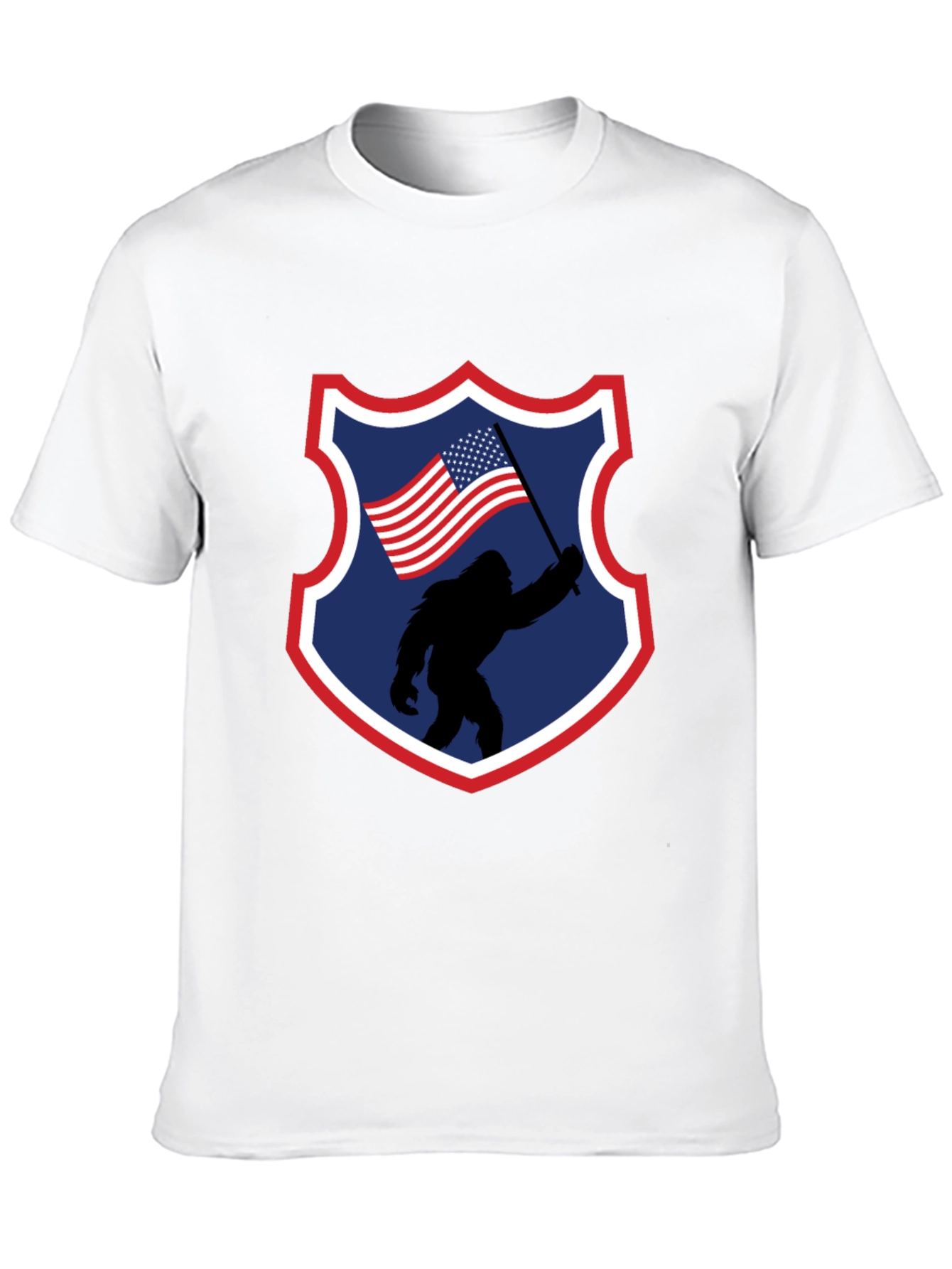 Bigfoot American Flag Graphic Tee