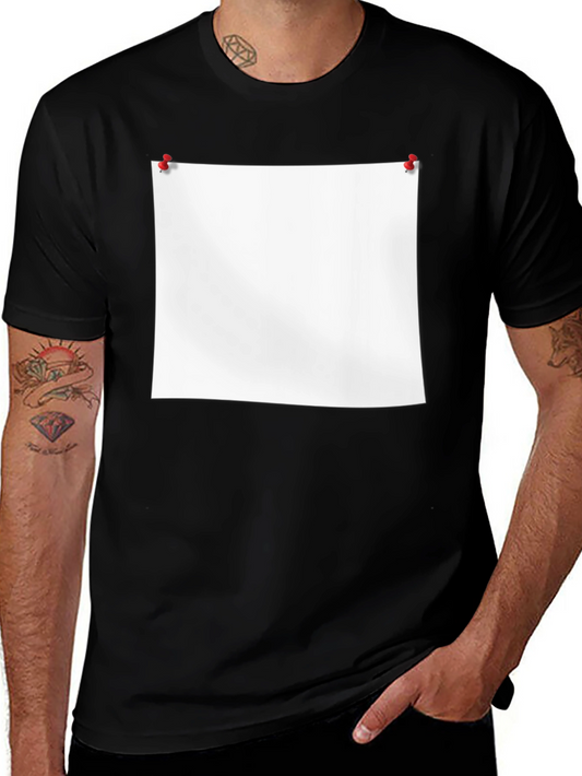 Blank Canvas Tee: Black Graphic T-Shirt
