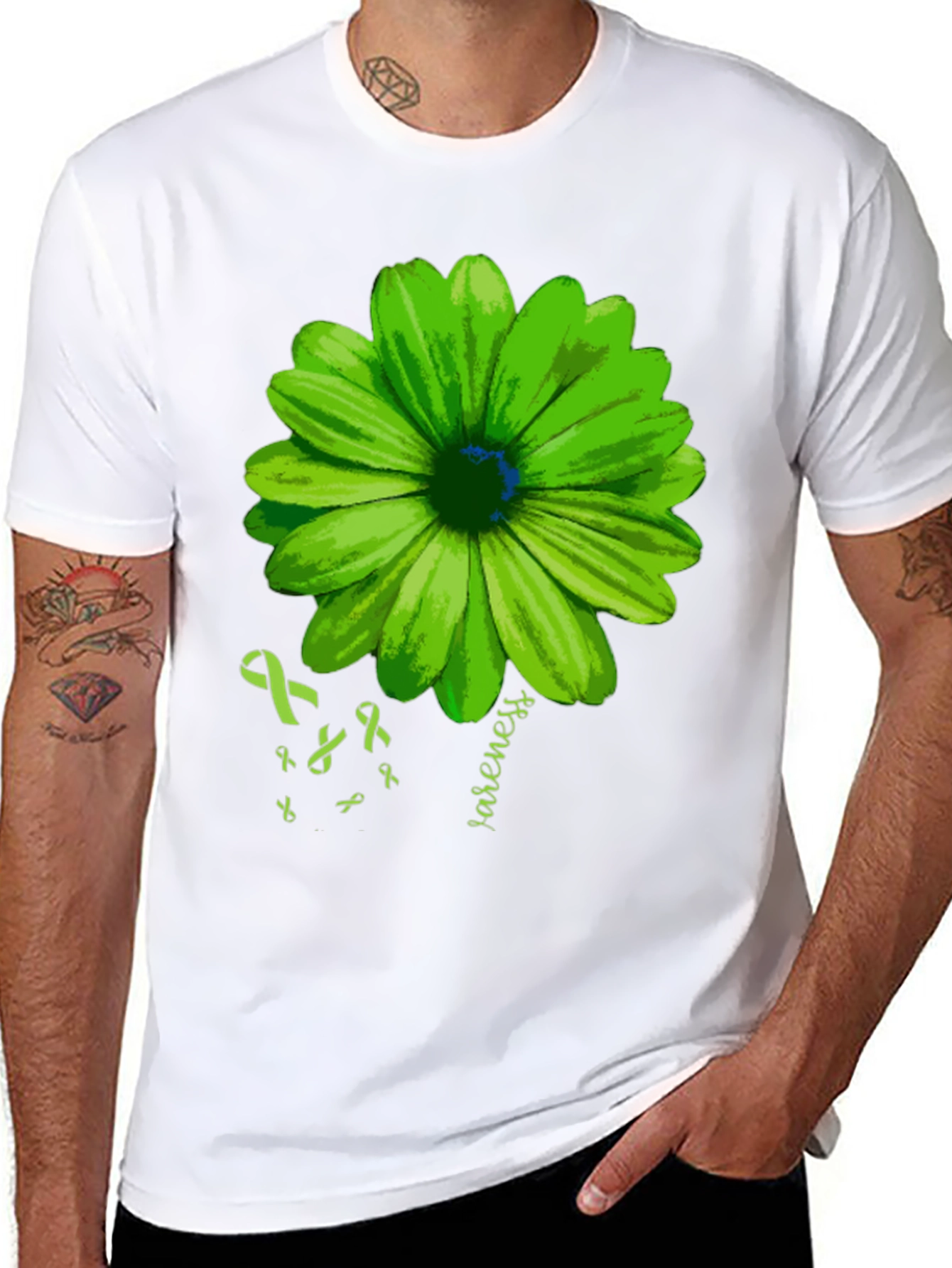 Awareness Flower Graphic Tee