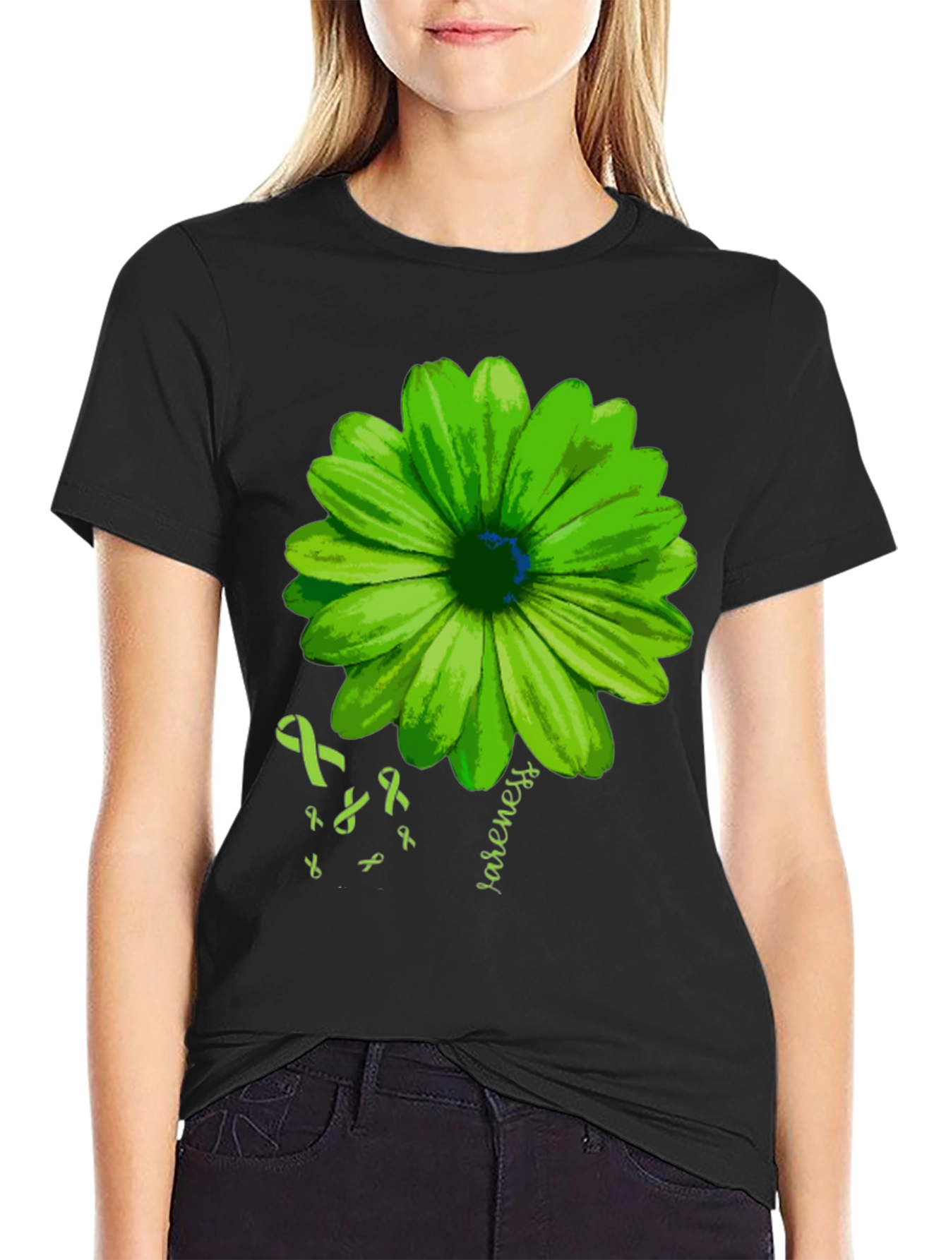 Awareness Flower Graphic Tee