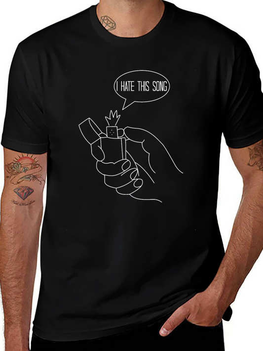 I Hate This Song Black Graphic Tee