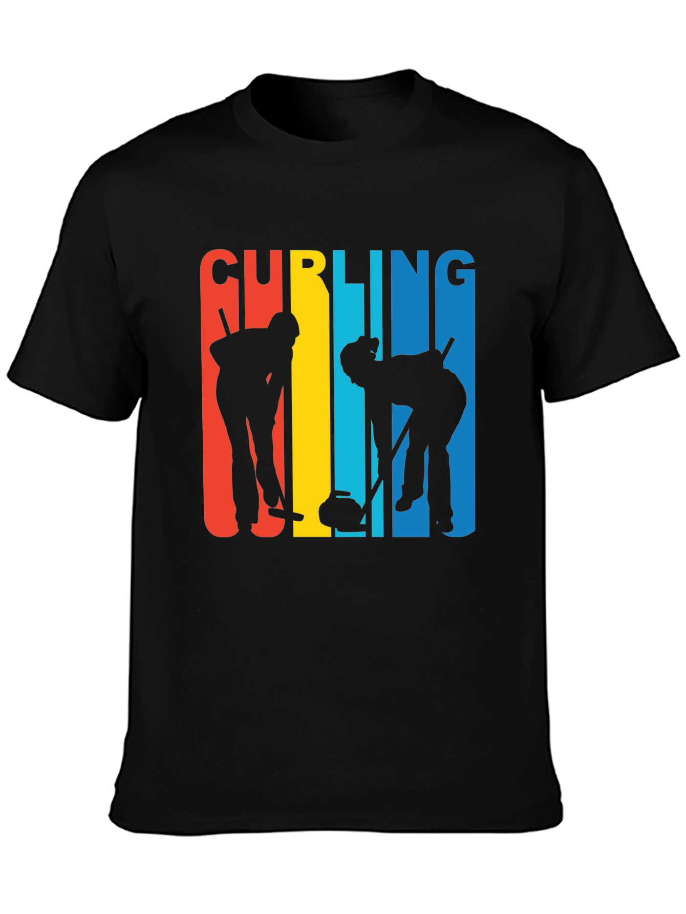 Curling Team Graphic T-Shirt