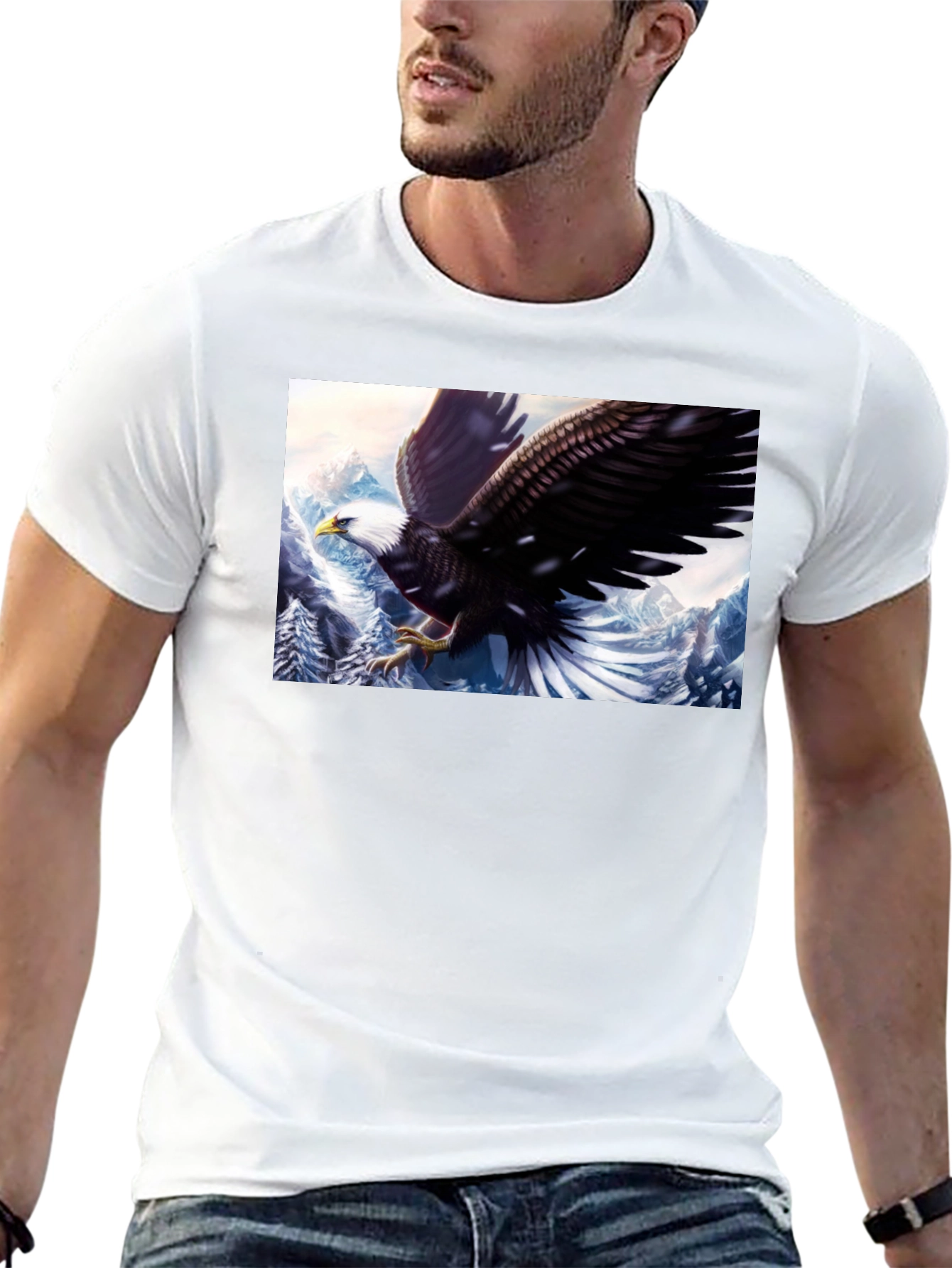 Eagle Graphic T-Shirt - Black