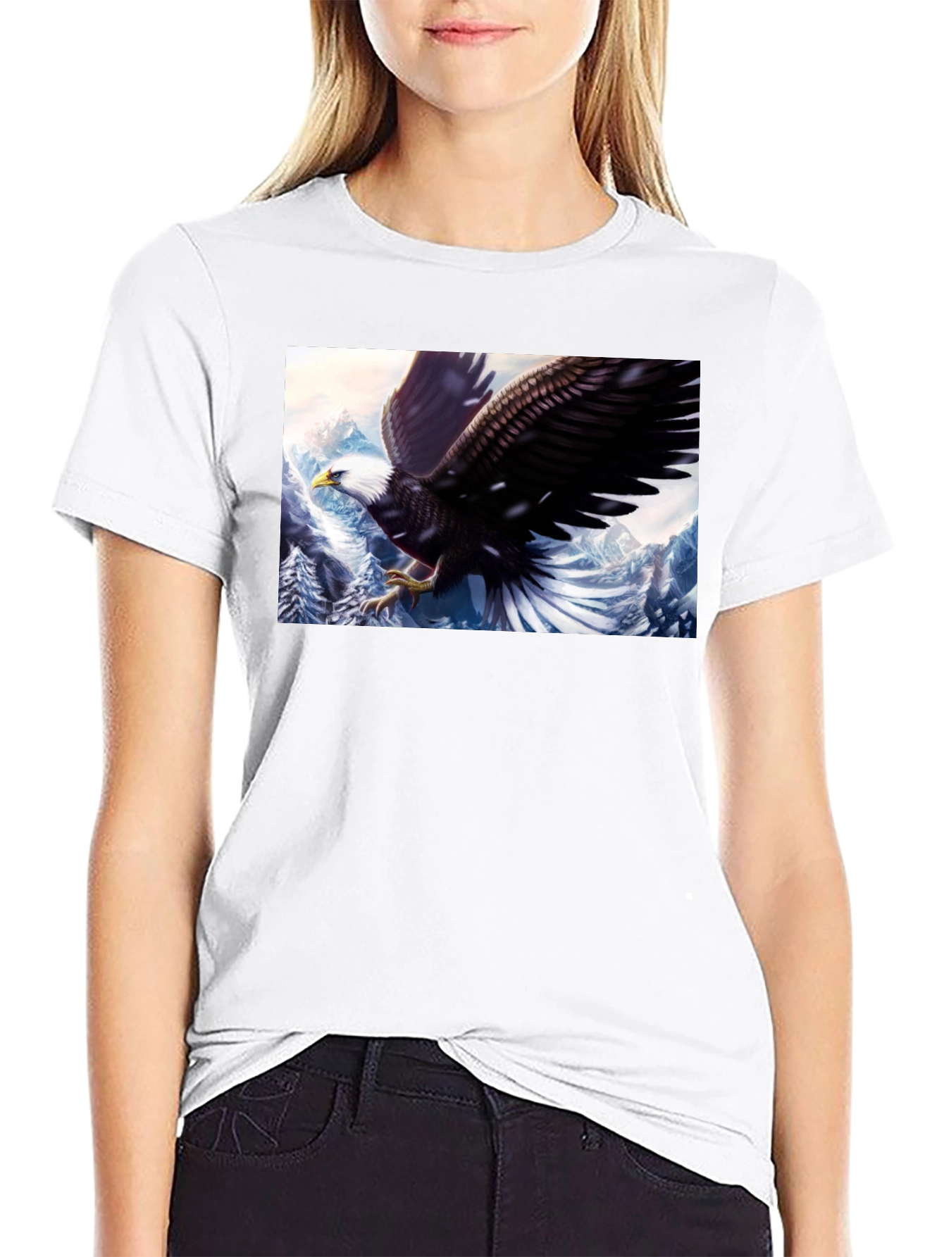 Eagle Graphic T-Shirt - Black