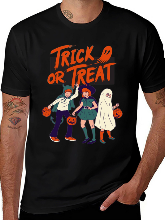 Halloween Trick or Treat Graphic Tee