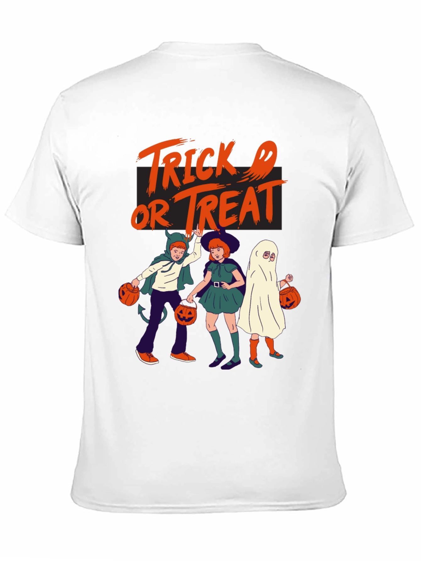 Halloween Trick or Treat Graphic Tee