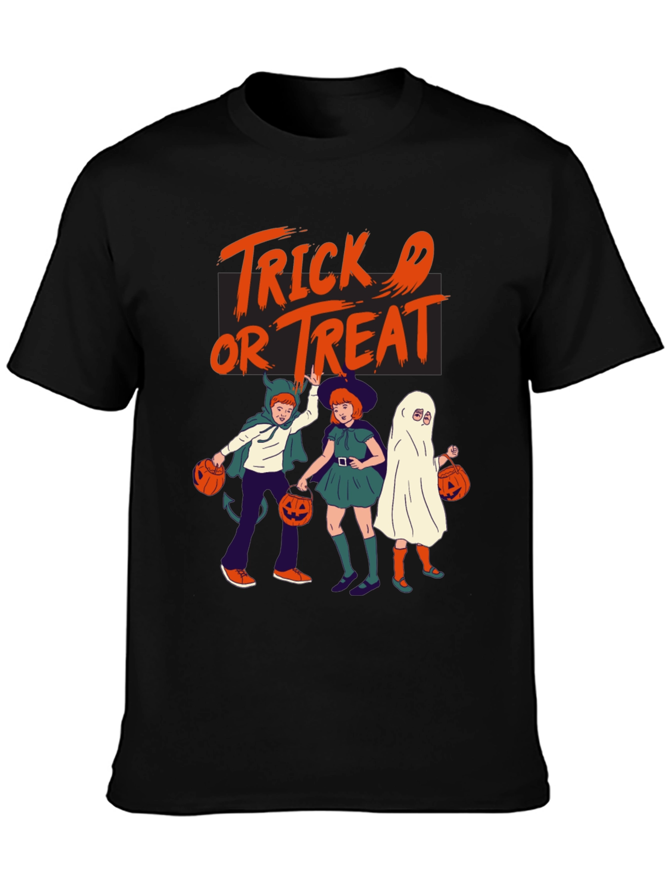 Halloween Trick or Treat Graphic Tee
