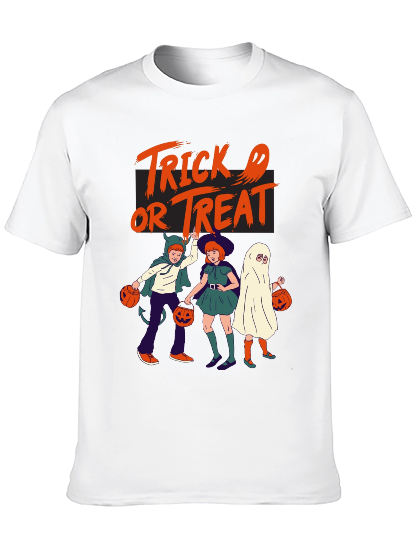 Halloween Trick or Treat Graphic Tee