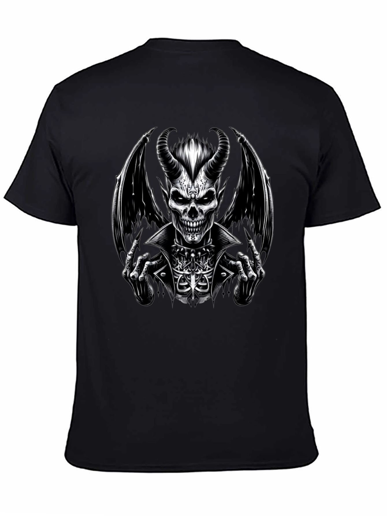 Devil Skeleton Black T-Shirt