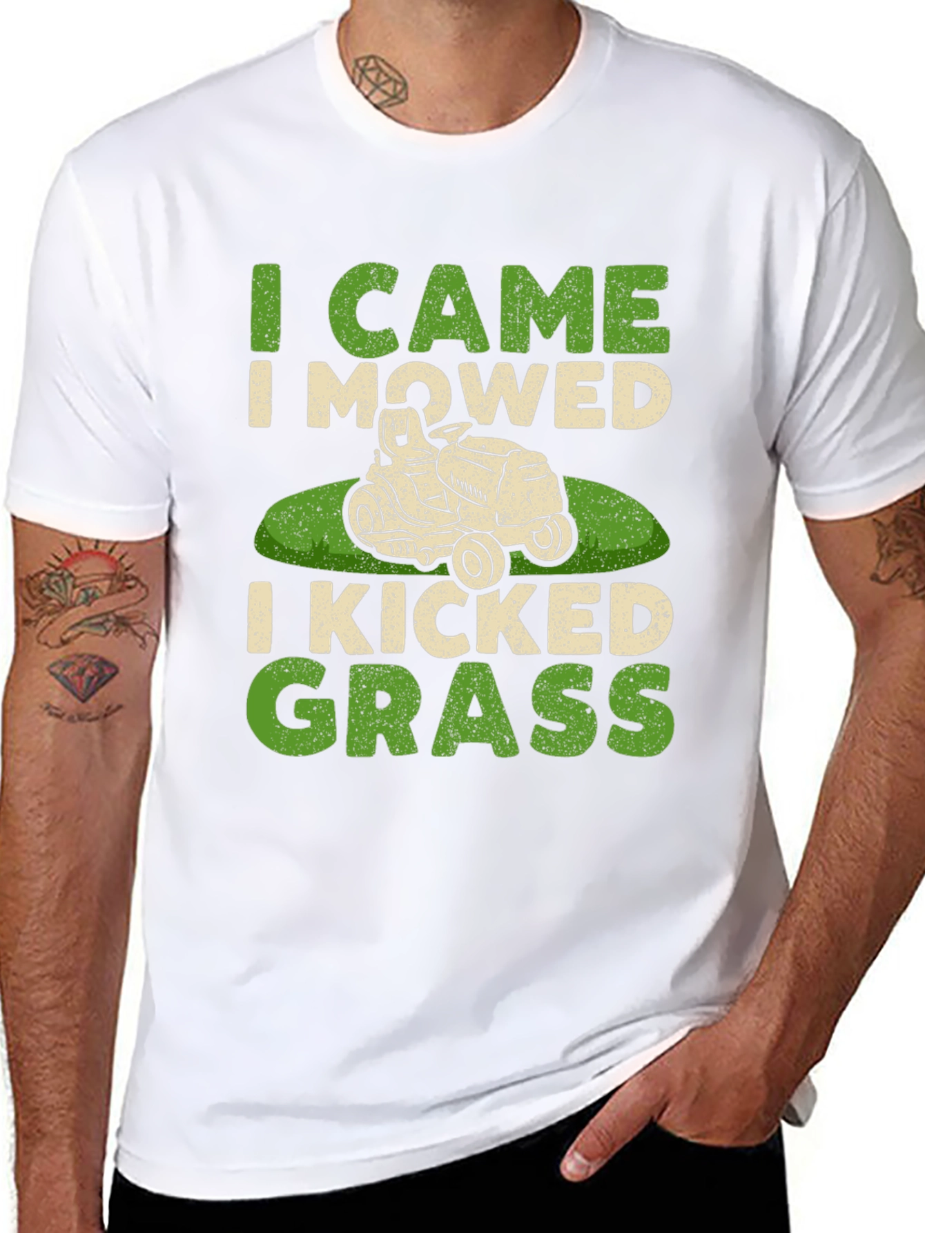 I Came I Mowed I Kicked Grass T-Shirt