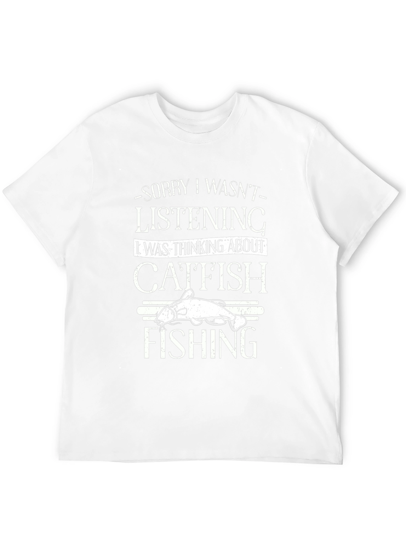 Catfish Fishing Graphic T-Shirt